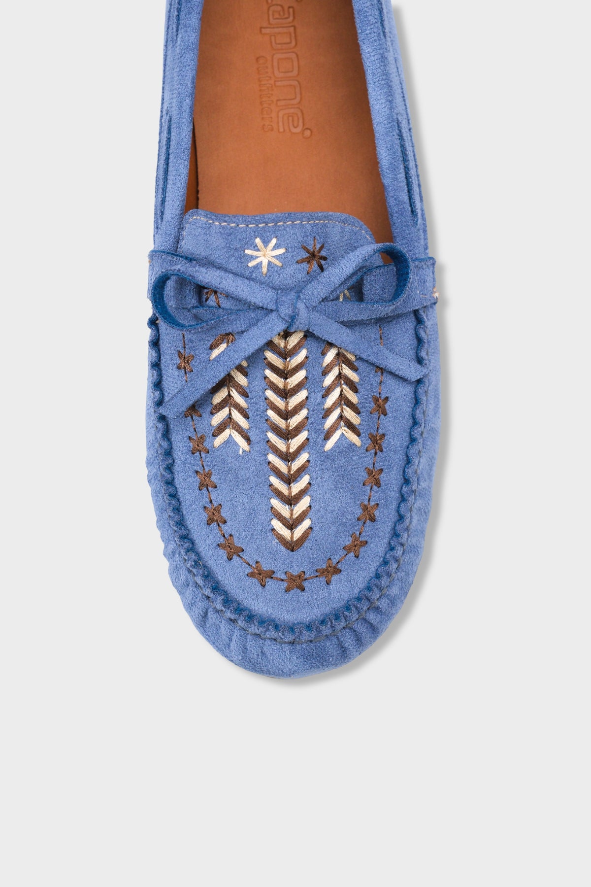 Lisabeth Kızılderili Nakışlı Yumuşak Kadın Loafer Ayakkabı