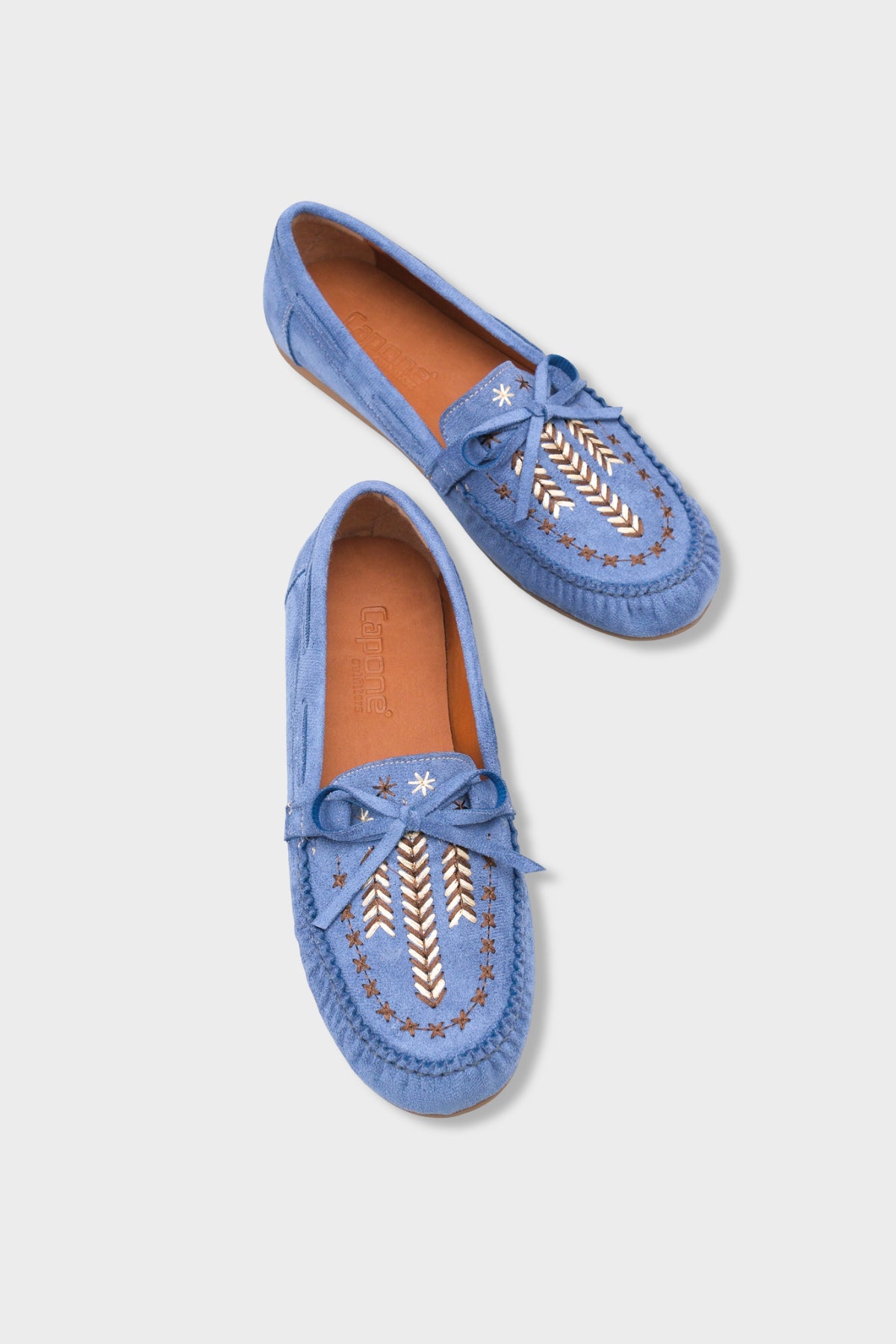 Lisabeth Kızılderili Nakışlı Yumuşak Kadın Loafer Ayakkabı