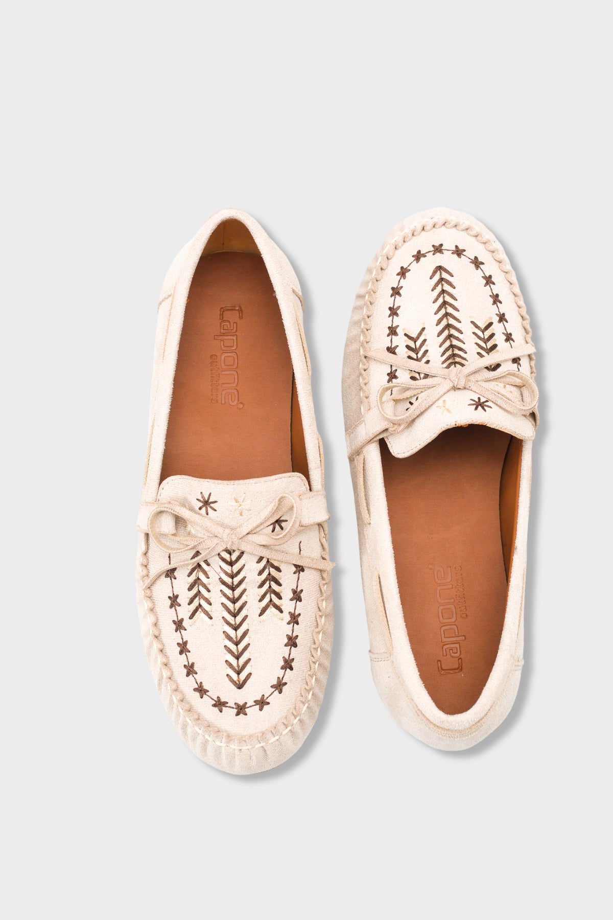Lisabeth Kızılderili Nakışlı Yumuşak Kadın Loafer Ayakkabı