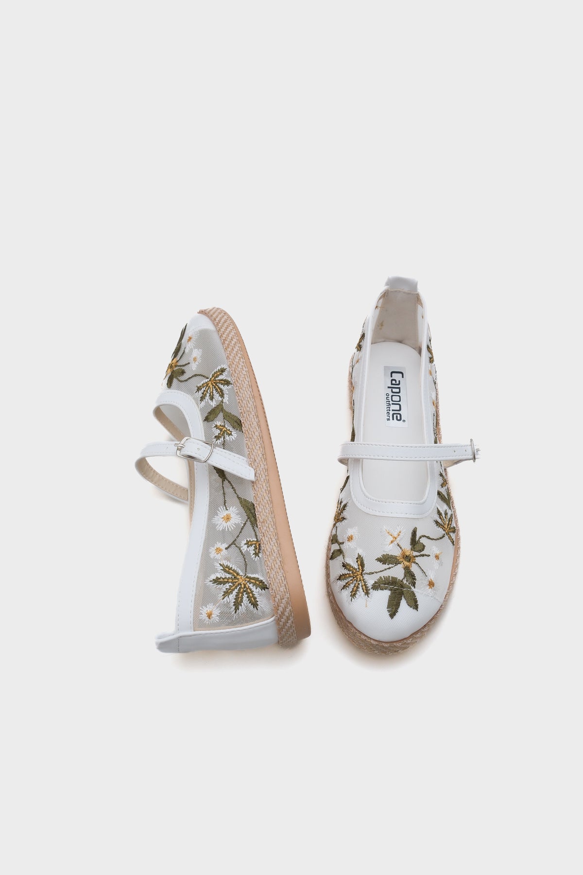 Shela Bantlı Çiçekli Kadın Espadril