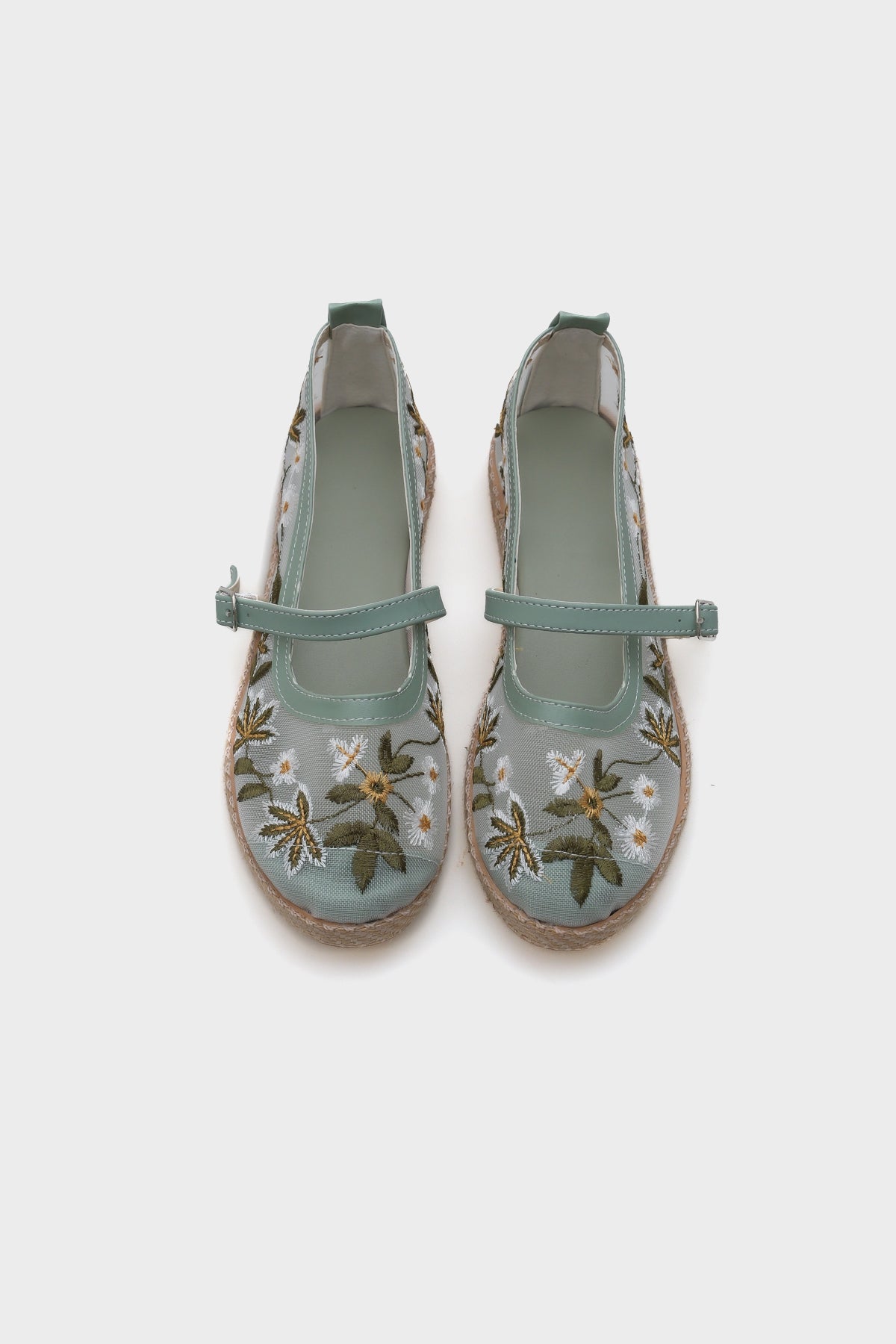 Shela Bantlı Çiçekli Kadın Espadril