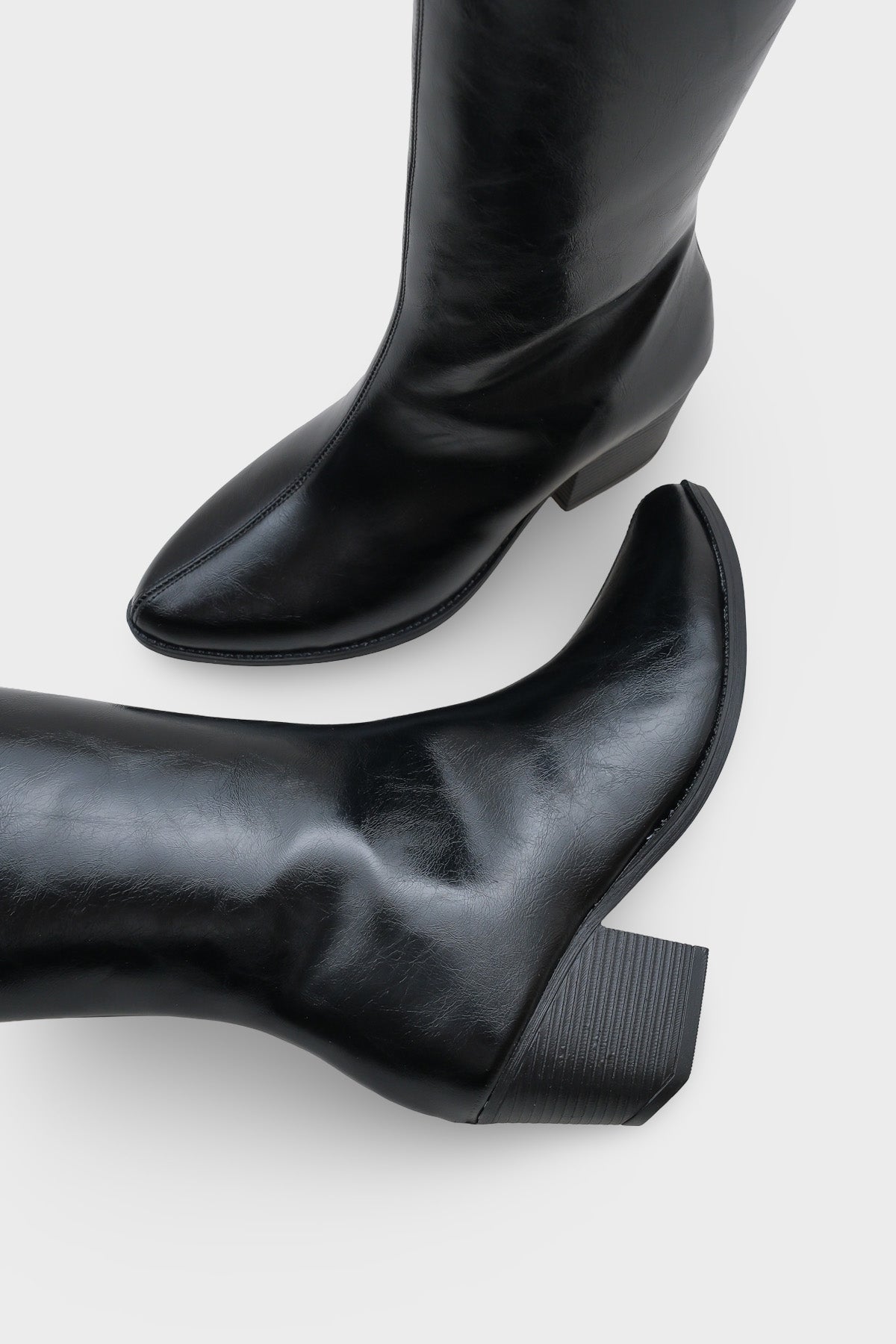 Fermuarlı Uzun Kadın Kovboy Çizme