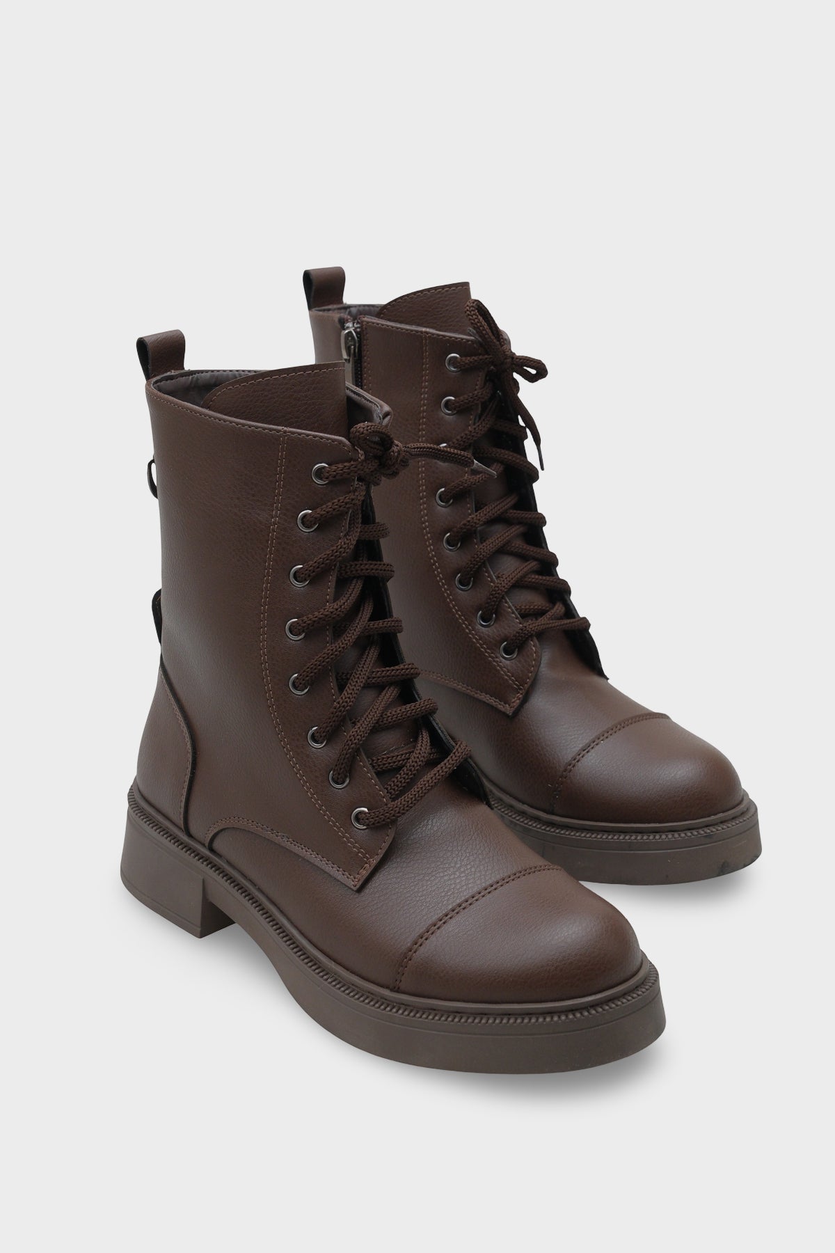 Estell Yandan Fermuarlı Bağcıklı Kadın Bot