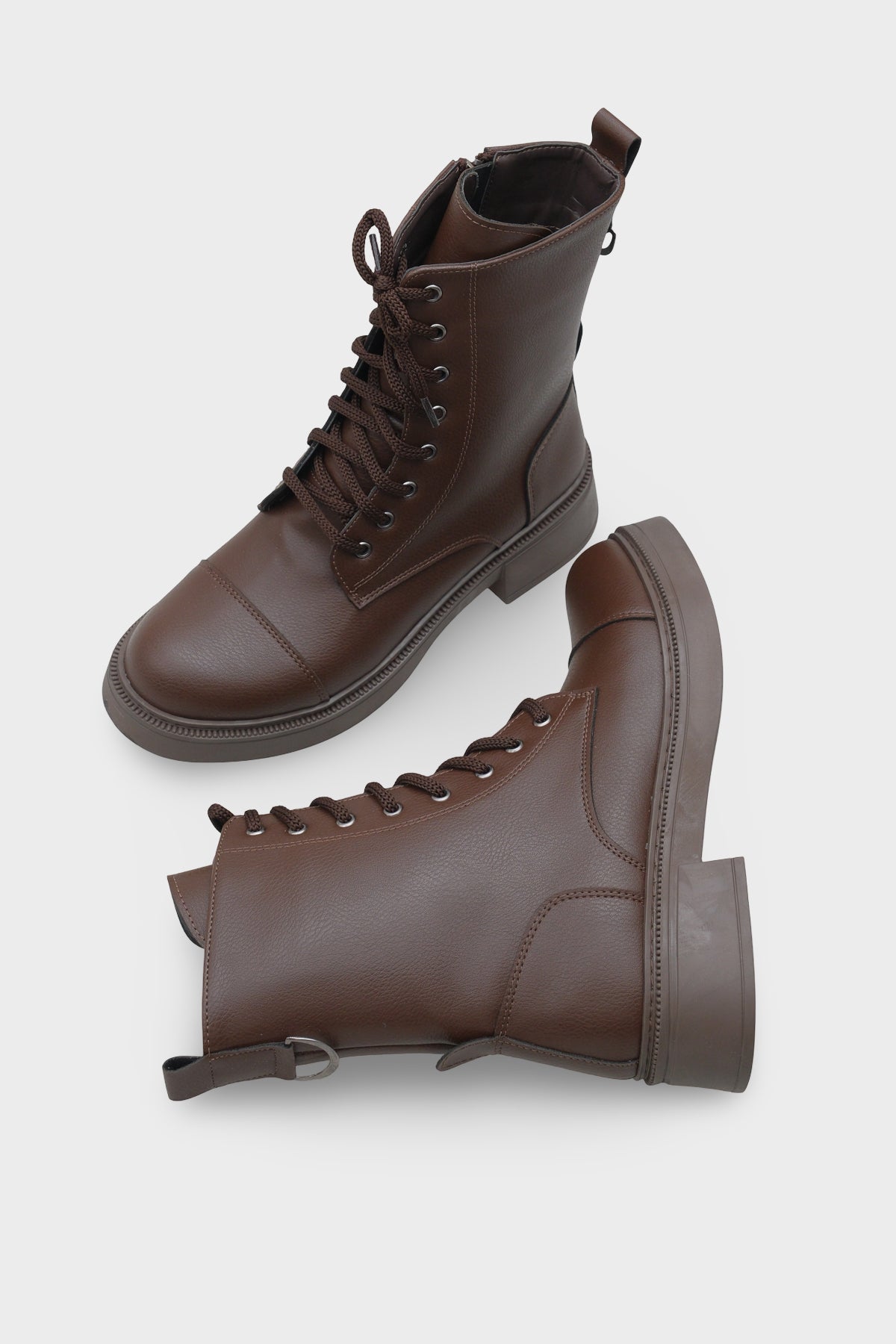 Estell Yandan Fermuarlı Bağcıklı Kadın Bot