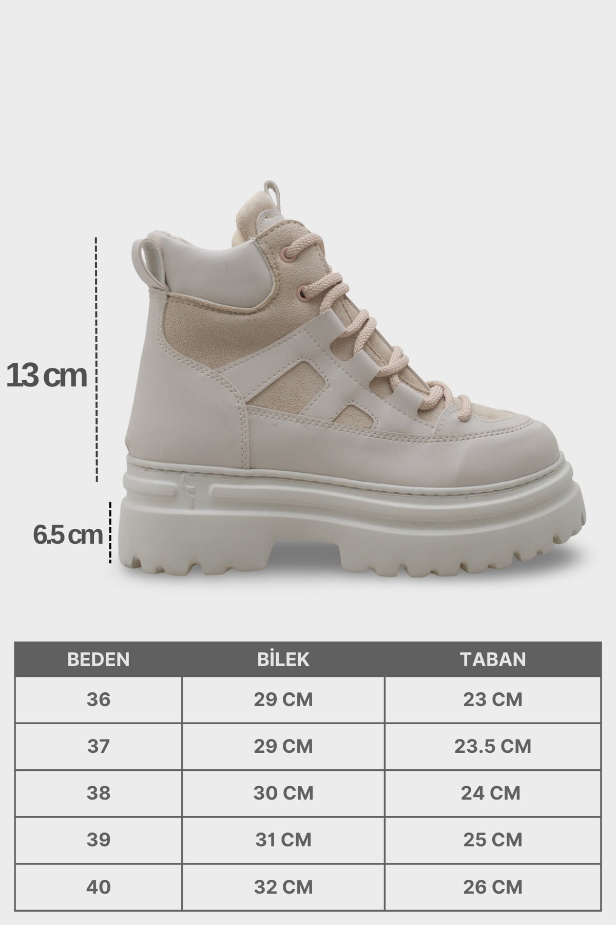 Rosalia Bağcıklı Trak Tabanlı Kadın Spor Bot