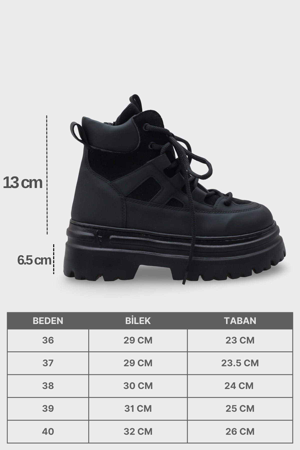 Rosalia Bağcıklı Trak Tabanlı Kadın Spor Bot