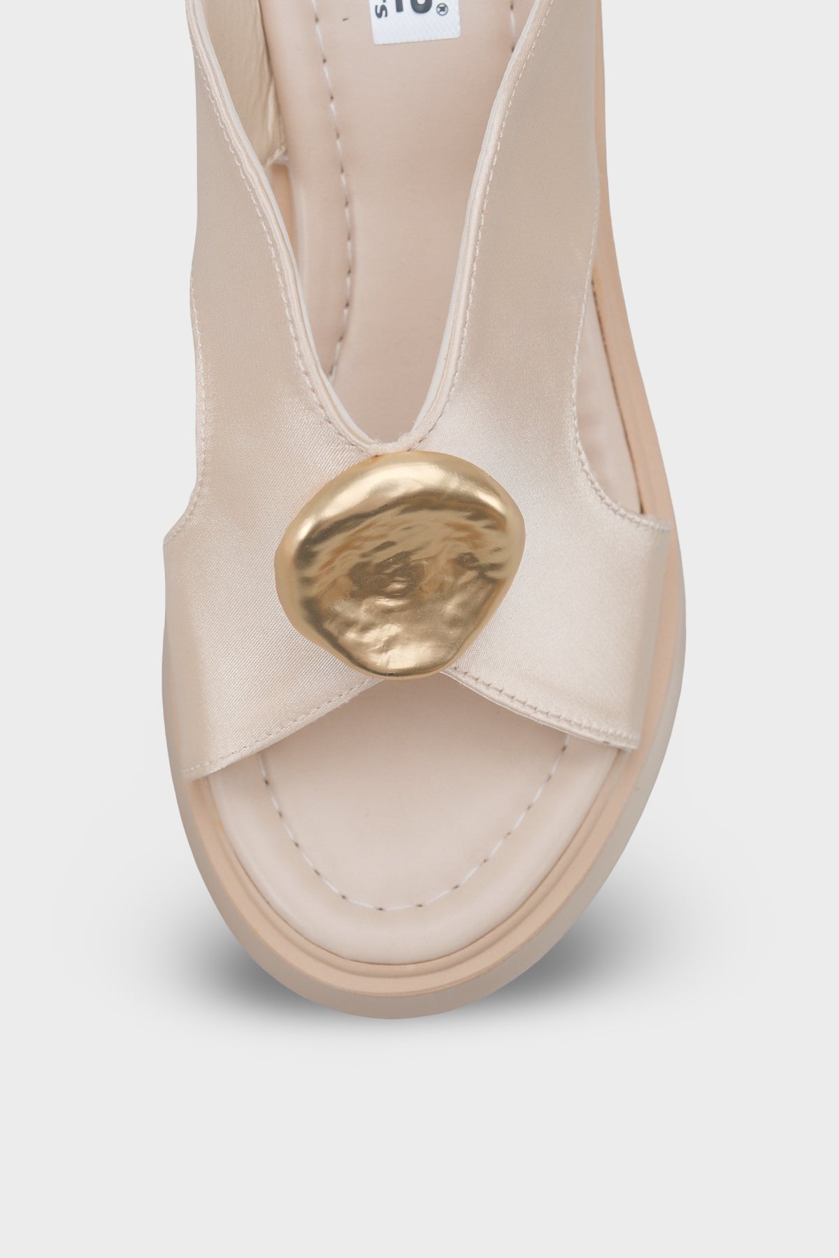 Zarla Taşlı Dolgu Topuk Günlük Kadın Terlik