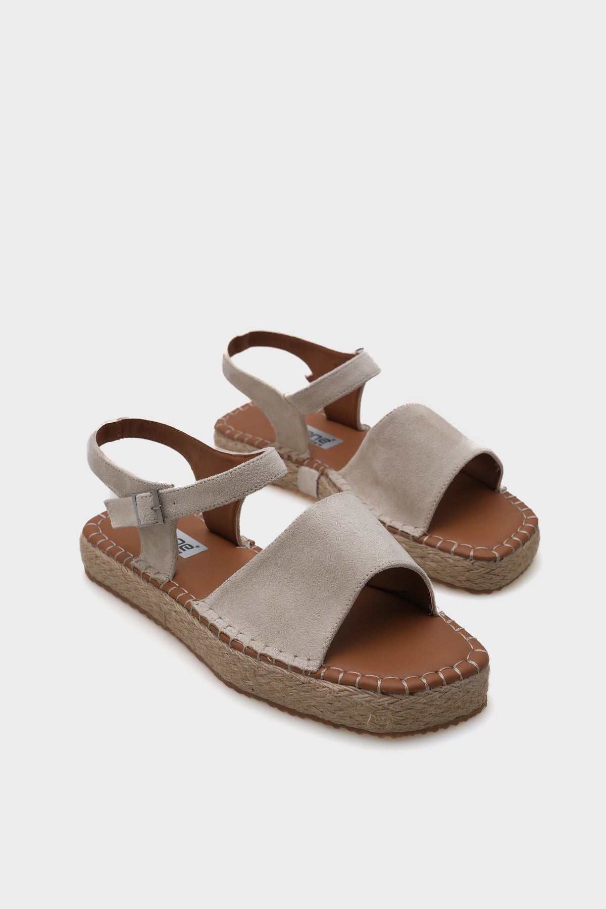 Brigid Bilekten Bantlı Burnu Açık Kadın Espadril