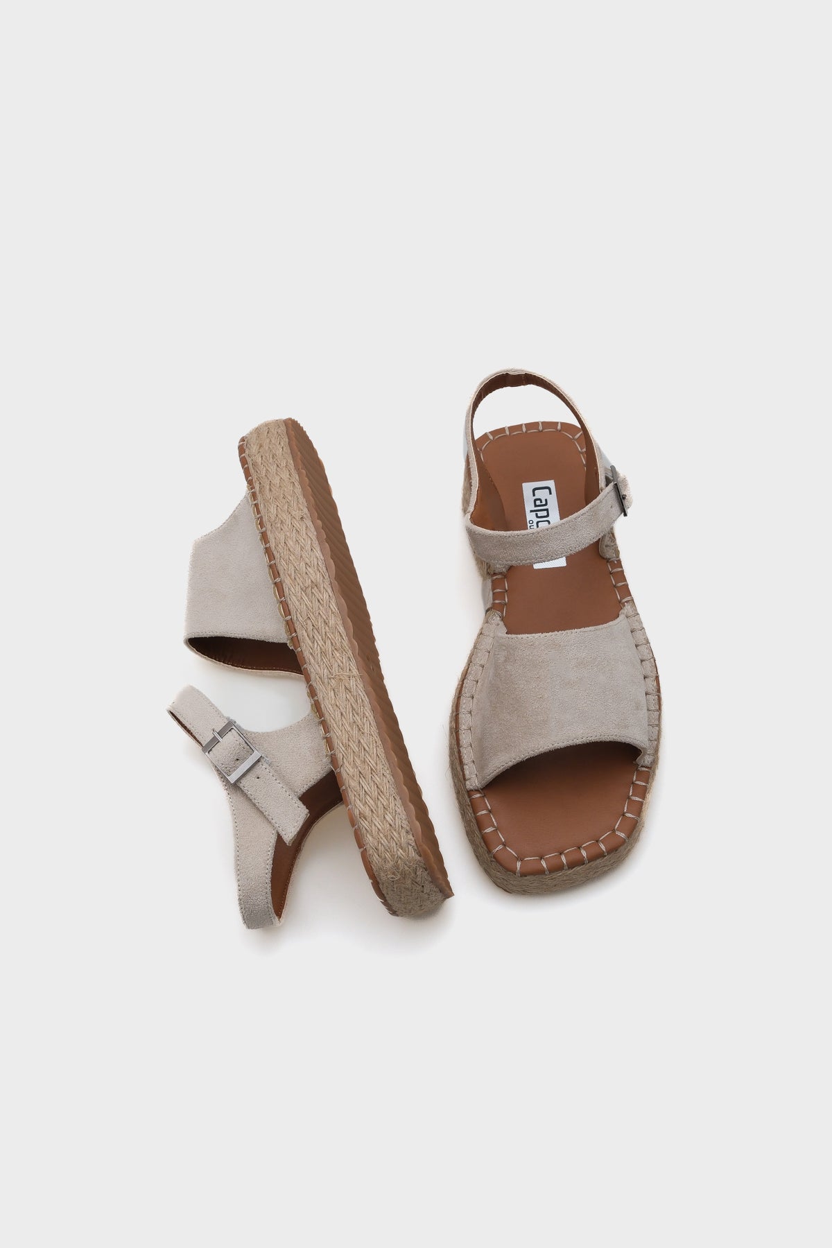 Brigid Bilekten Bantlı Burnu Açık Kadın Espadril