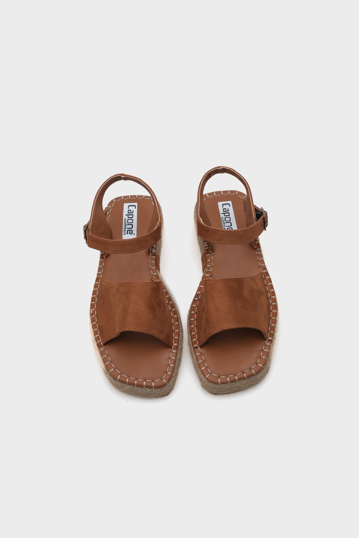 Bilekten Bantlı Burnu Açık Kadın Espadril