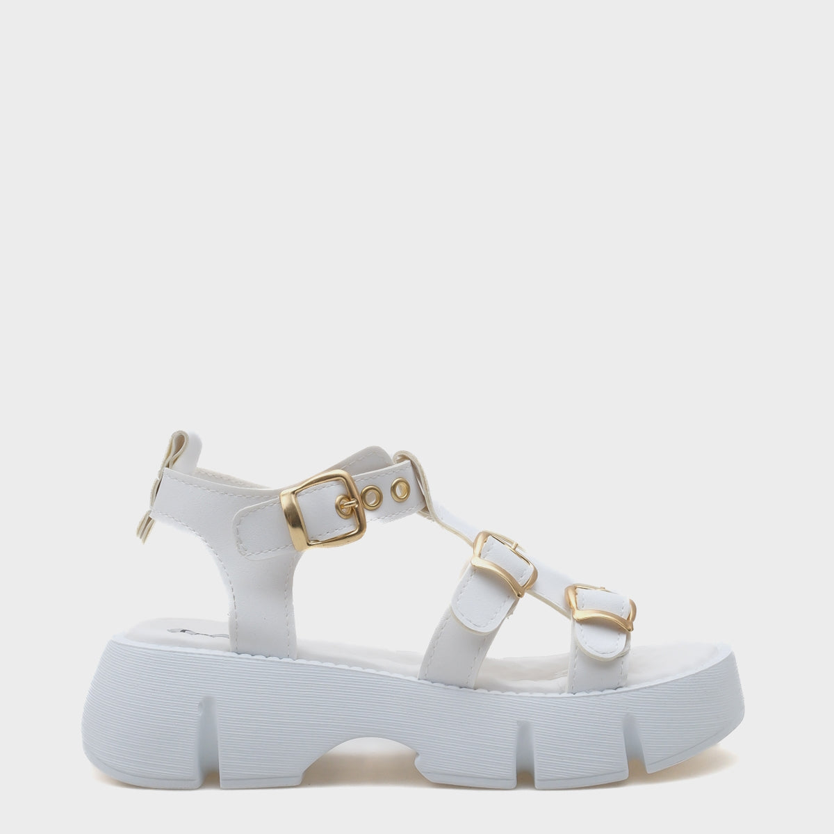 Cherry Kalın Tabanlı Bilekten Bantlı Konfor Tabanlı Kadın Sandalet