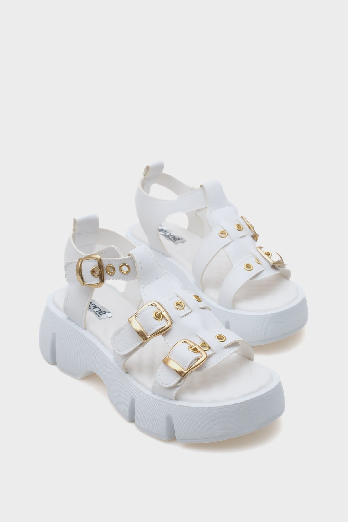 Cherry Kalın Tabanlı Bilekten Bantlı Konfor Tabanlı Kadın Sandalet