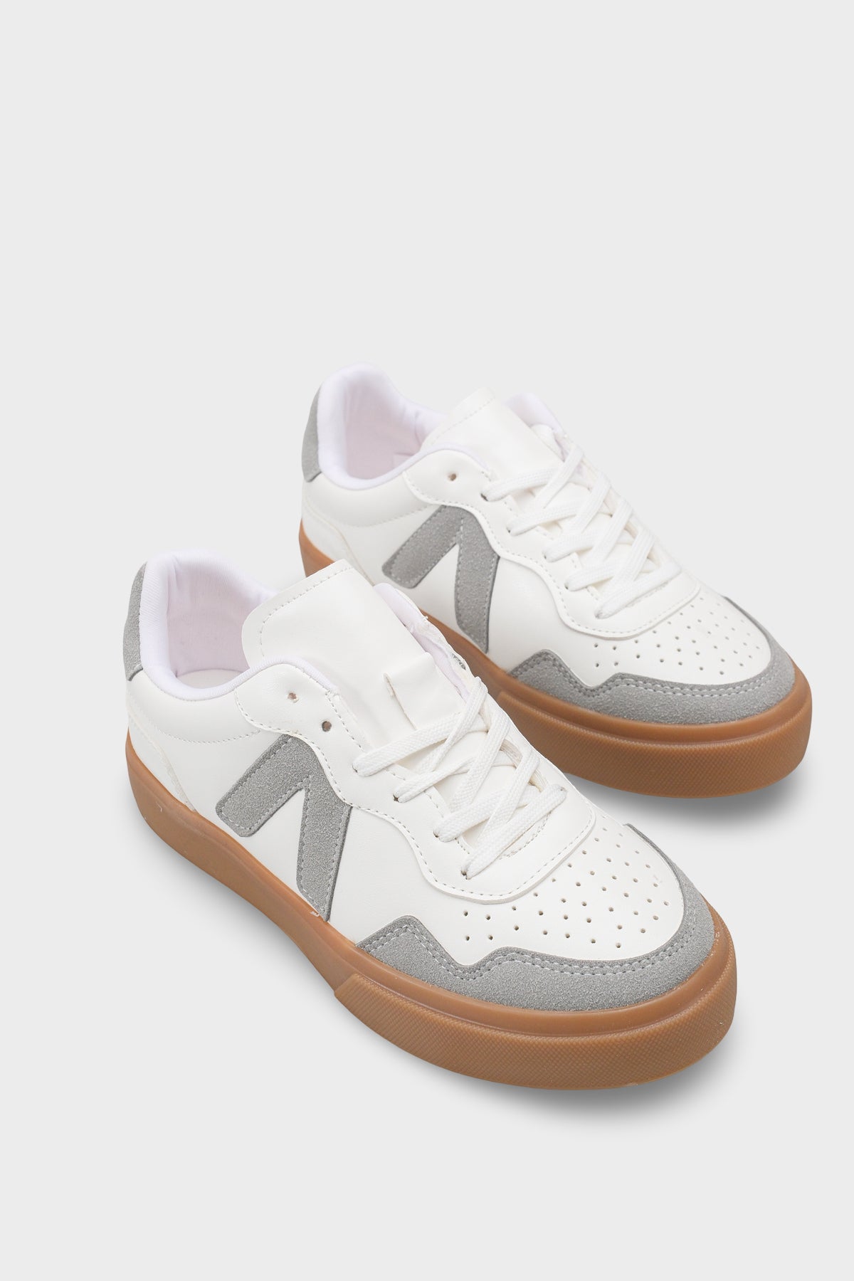 Lianna V Detaylı Bağcıklı Günlük Spor Kadın Sneaker Ayakkabı