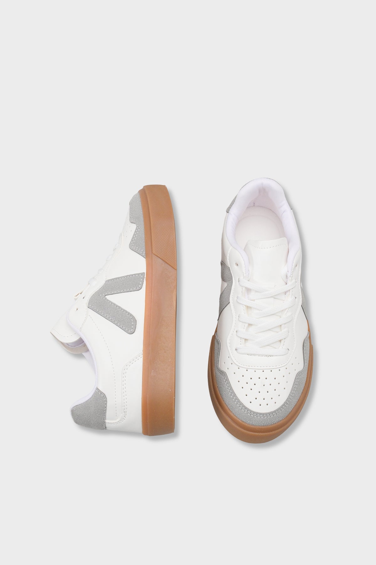 Lianna V Detaylı Bağcıklı Günlük Spor Kadın Sneaker Ayakkabı