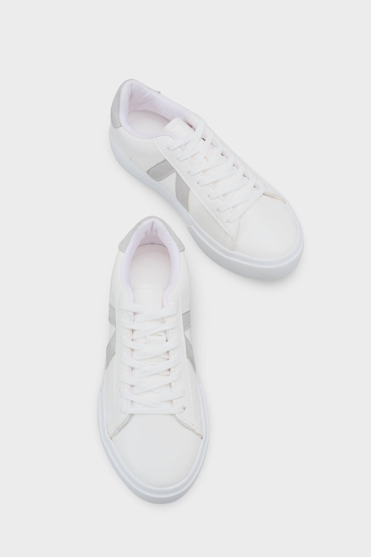 Sandra V Detaylı Bağcıklı Günlük Spor Kadın Sneaker Ayakkabı