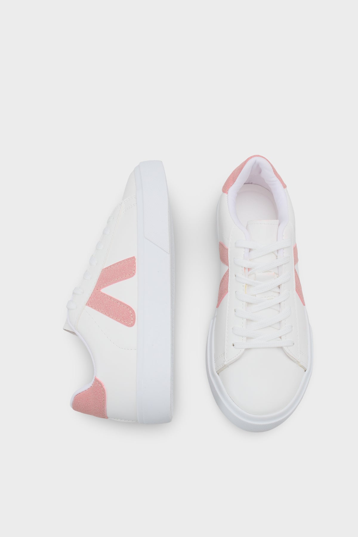 Sandra V Detaylı Bağcıklı Günlük Spor Kadın Sneaker Ayakkabı