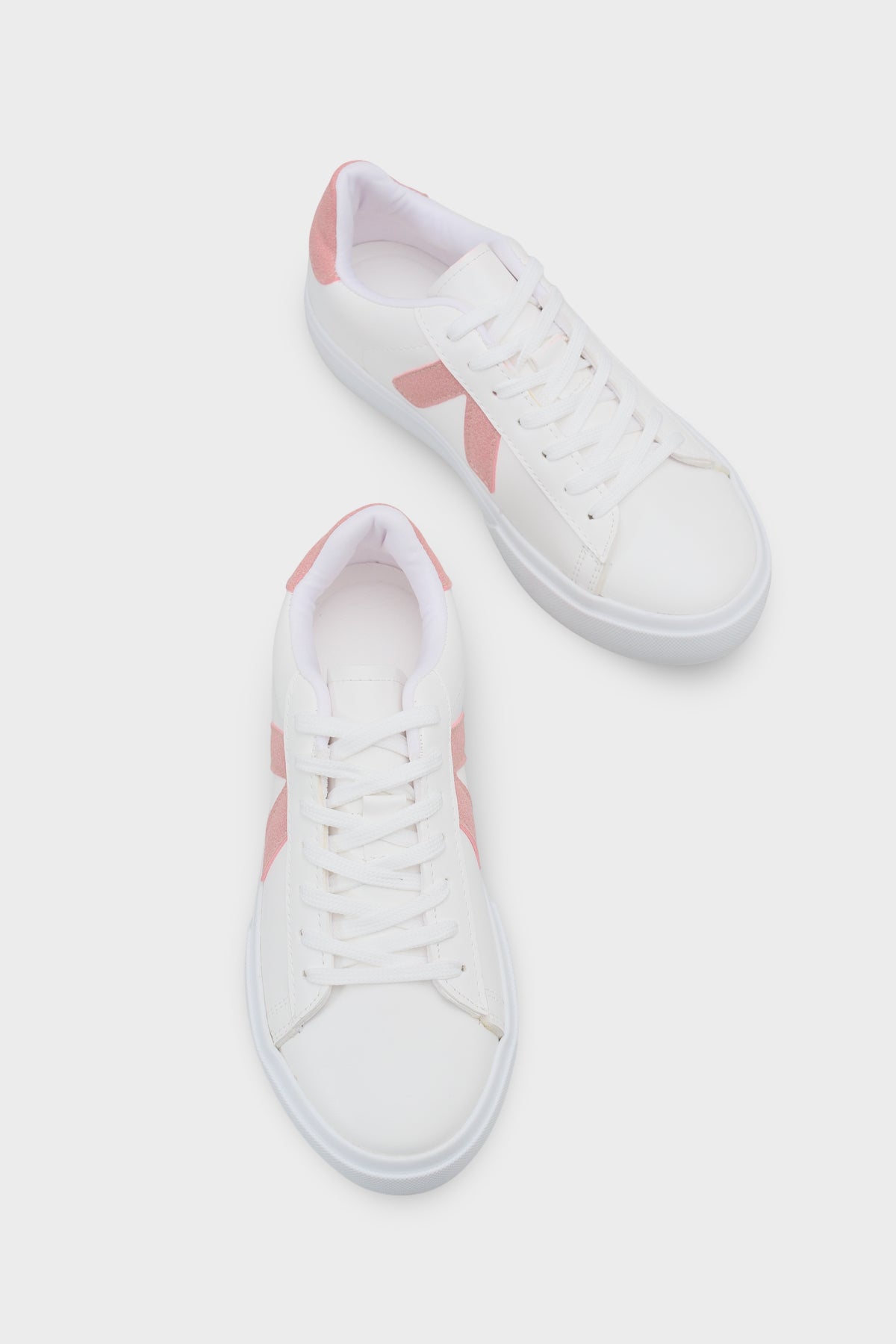 Sandra V Detaylı Bağcıklı Günlük Spor Kadın Sneaker Ayakkabı