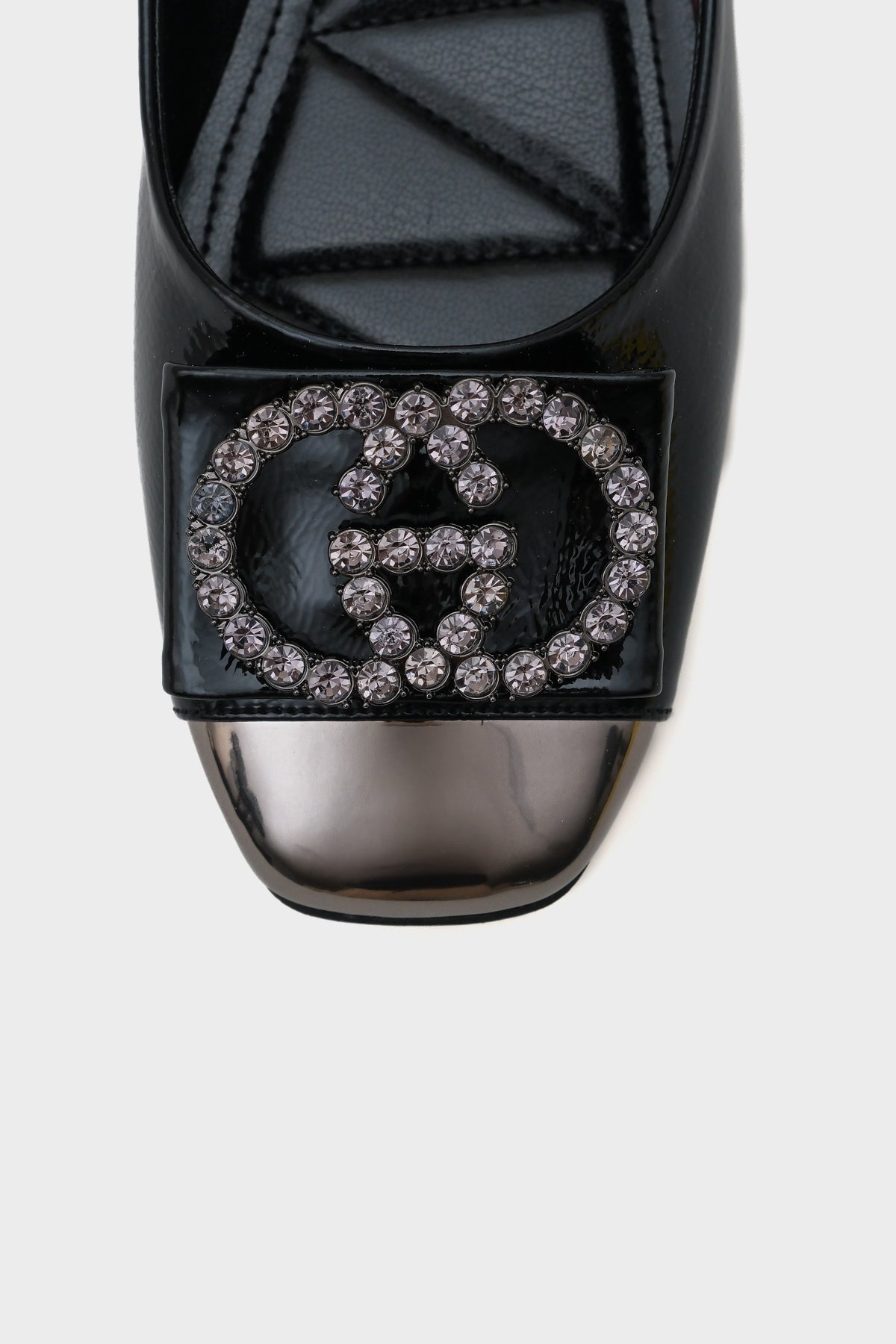 Adel Küt Burunlu Taşlı Tokalı Kadın Babet