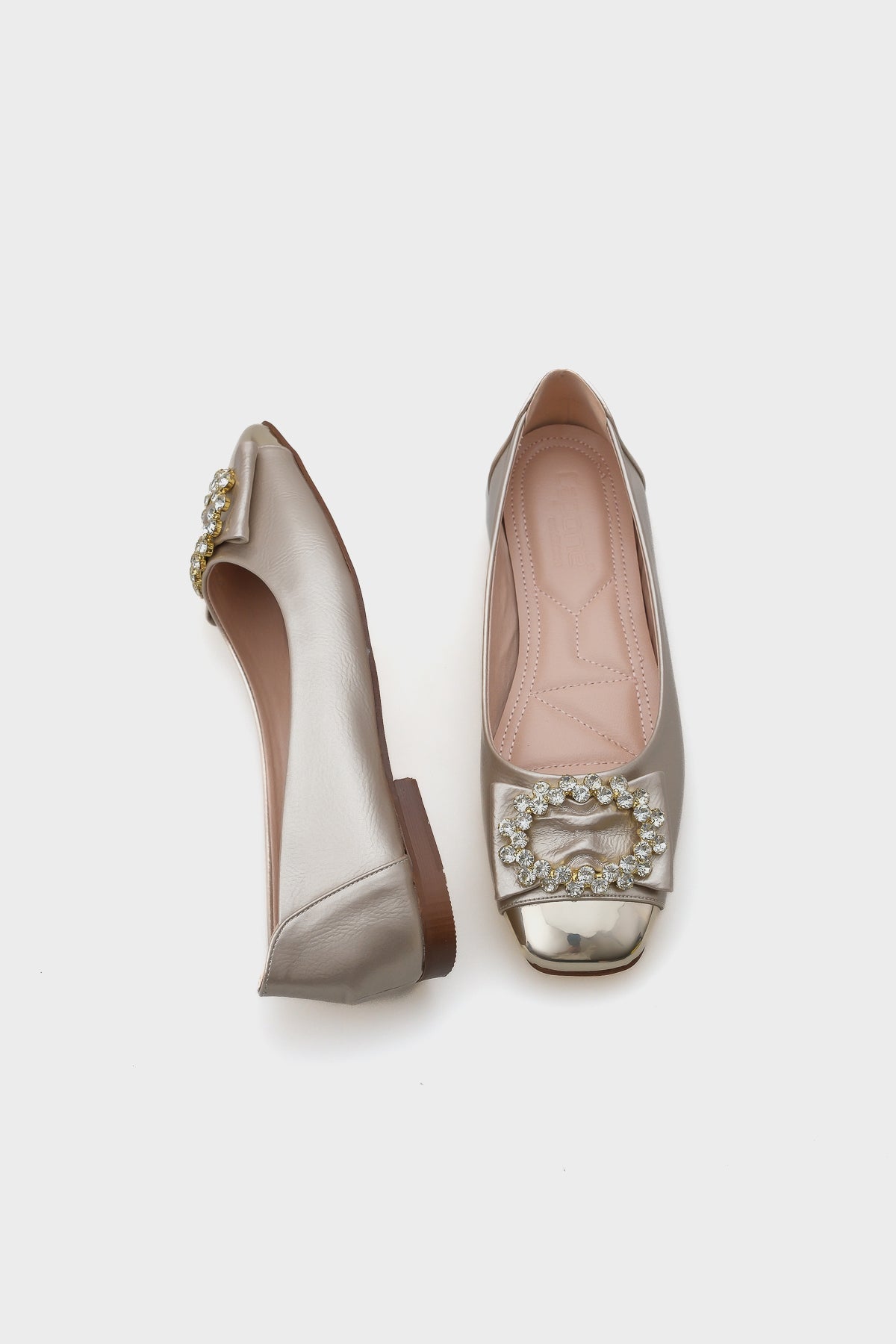 Adriana 058 Kadın Taşlı Babet