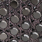 Lora Orta Topuklu Küt Burunlu Taşlı Kadın Terlik