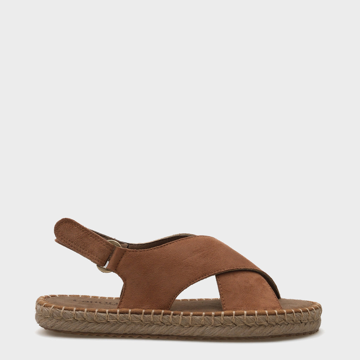 Çapraz Bantlı Kadın Espadril Sandalet