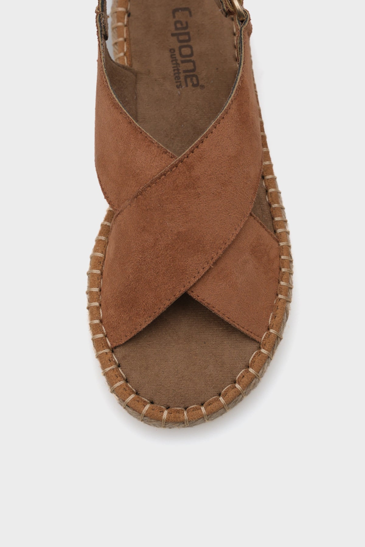 Çapraz Bantlı Kadın Espadril Sandalet