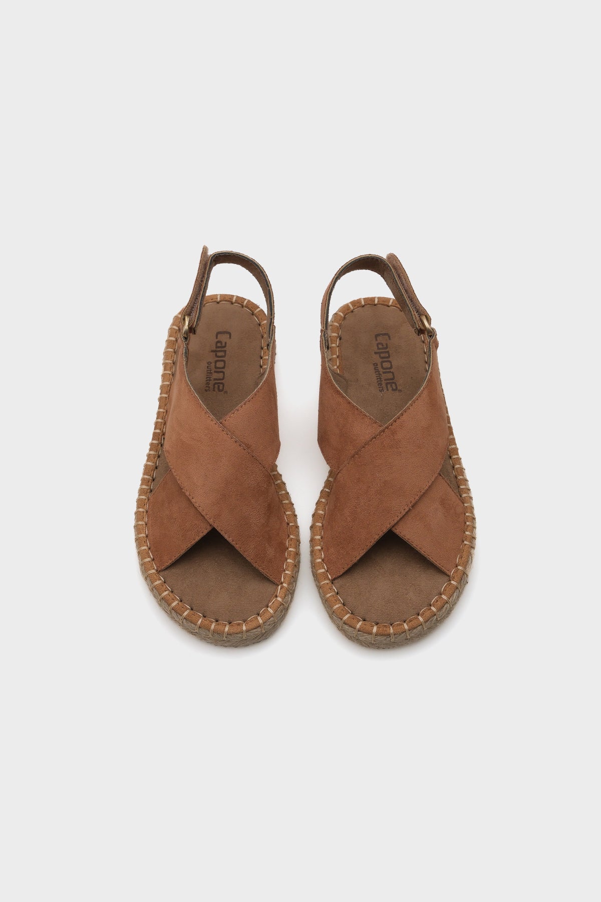 Çapraz Bantlı Kadın Espadril Sandalet