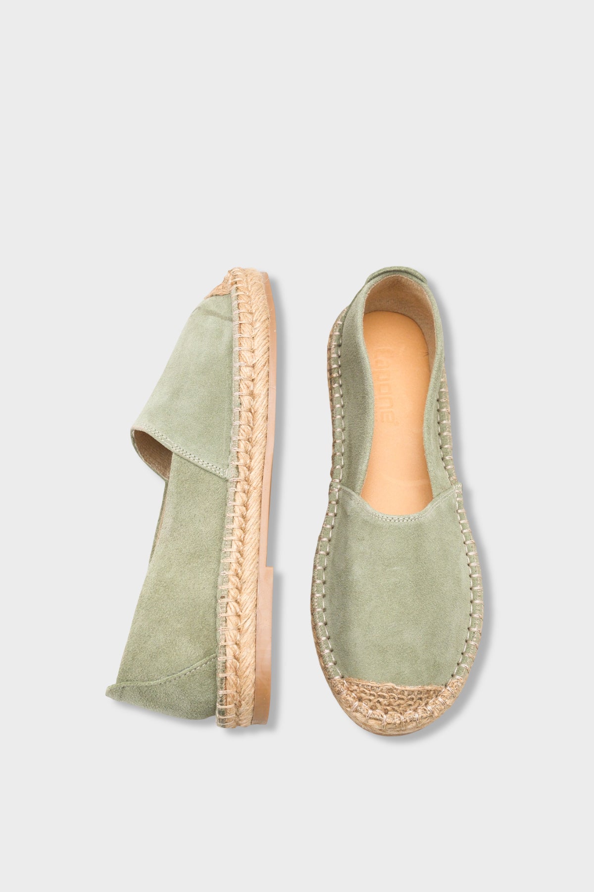 Laurie Hakiki Deri Süet Kadın Espadril