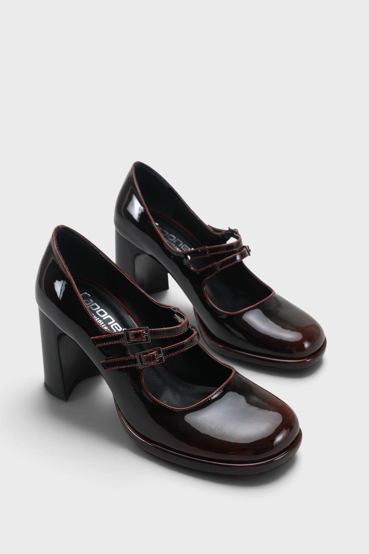 Jeana Platform Tabanlı Parlak Mary Jane Ayakkabı