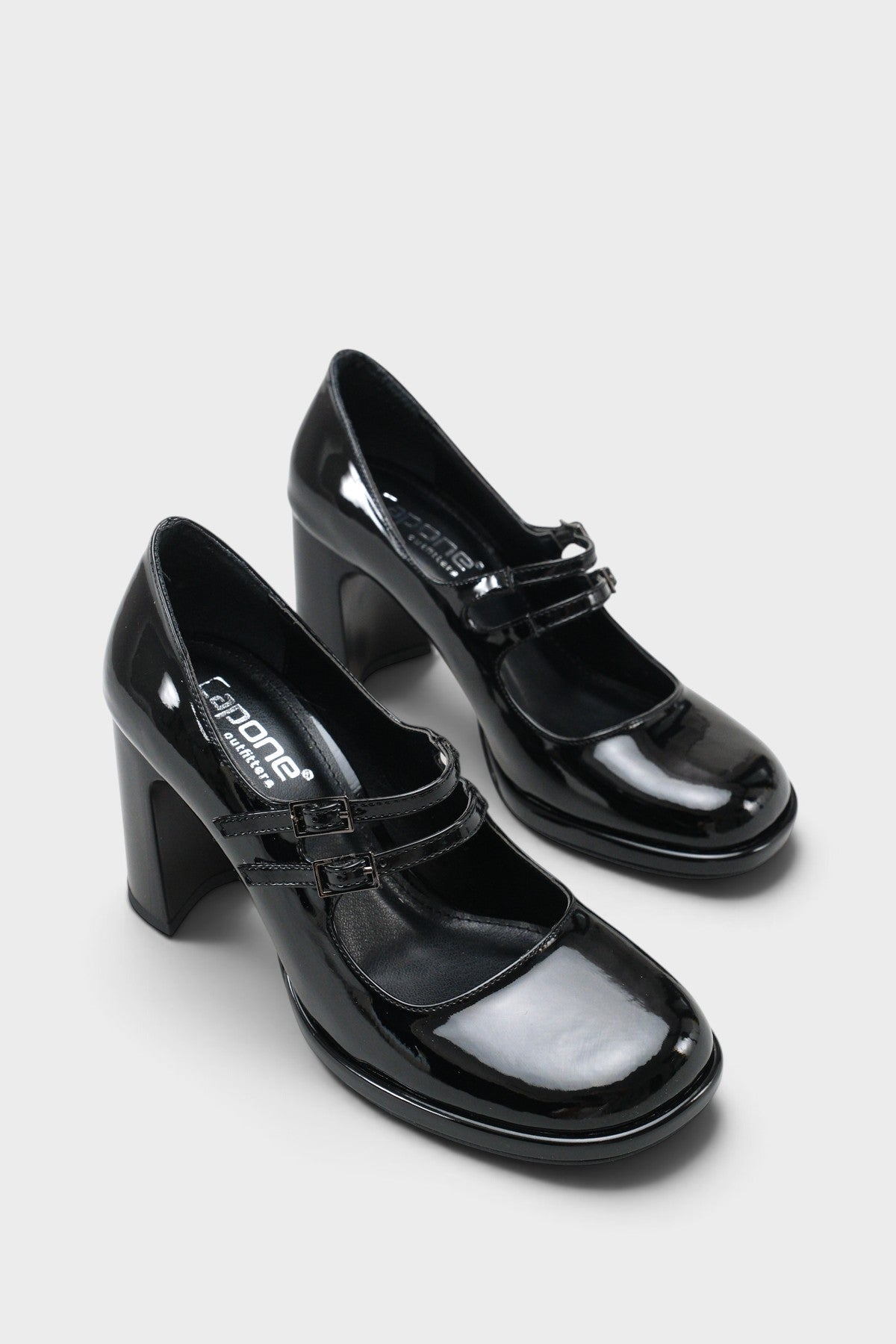 Jeana Platform Tabanlı Parlak Mary Jane Ayakkabı