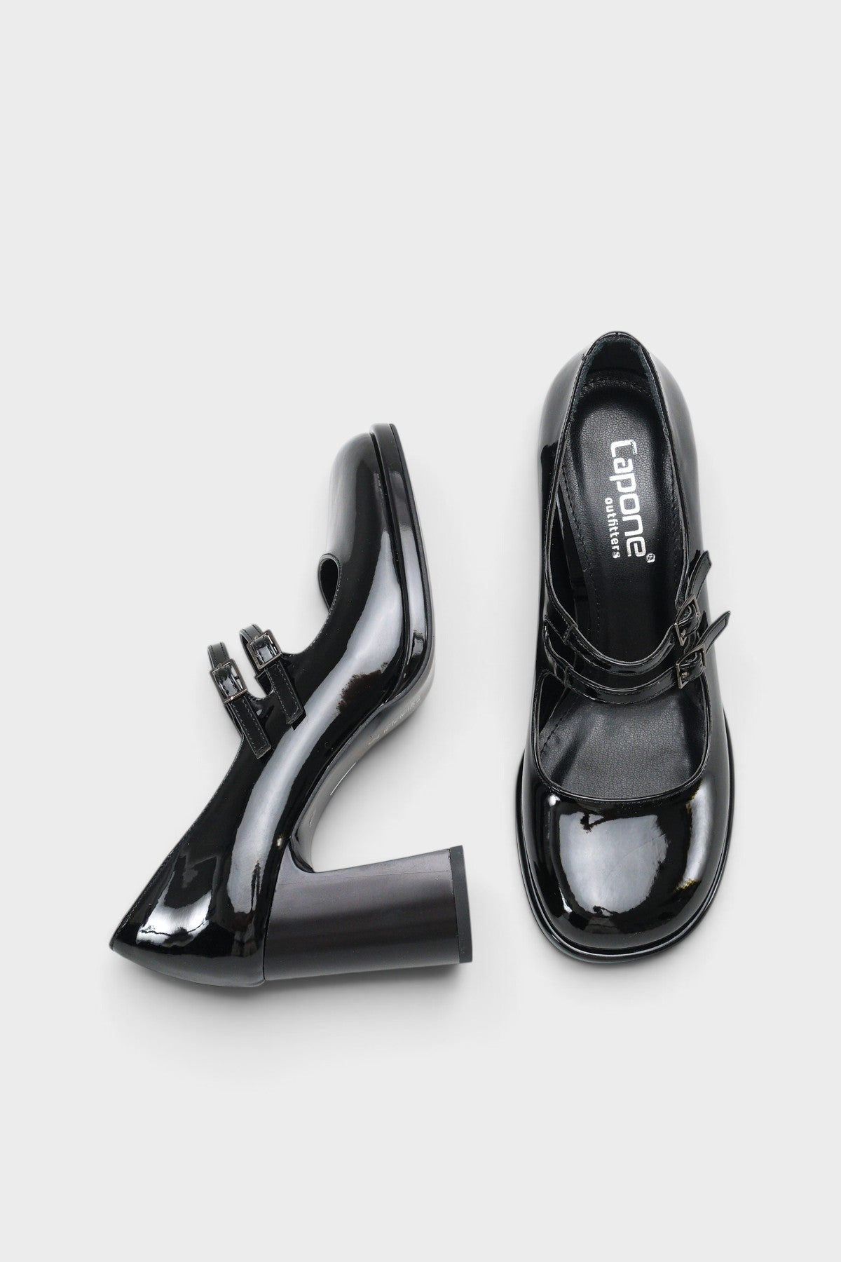 Jeana Platform Tabanlı Parlak Mary Jane Ayakkabı