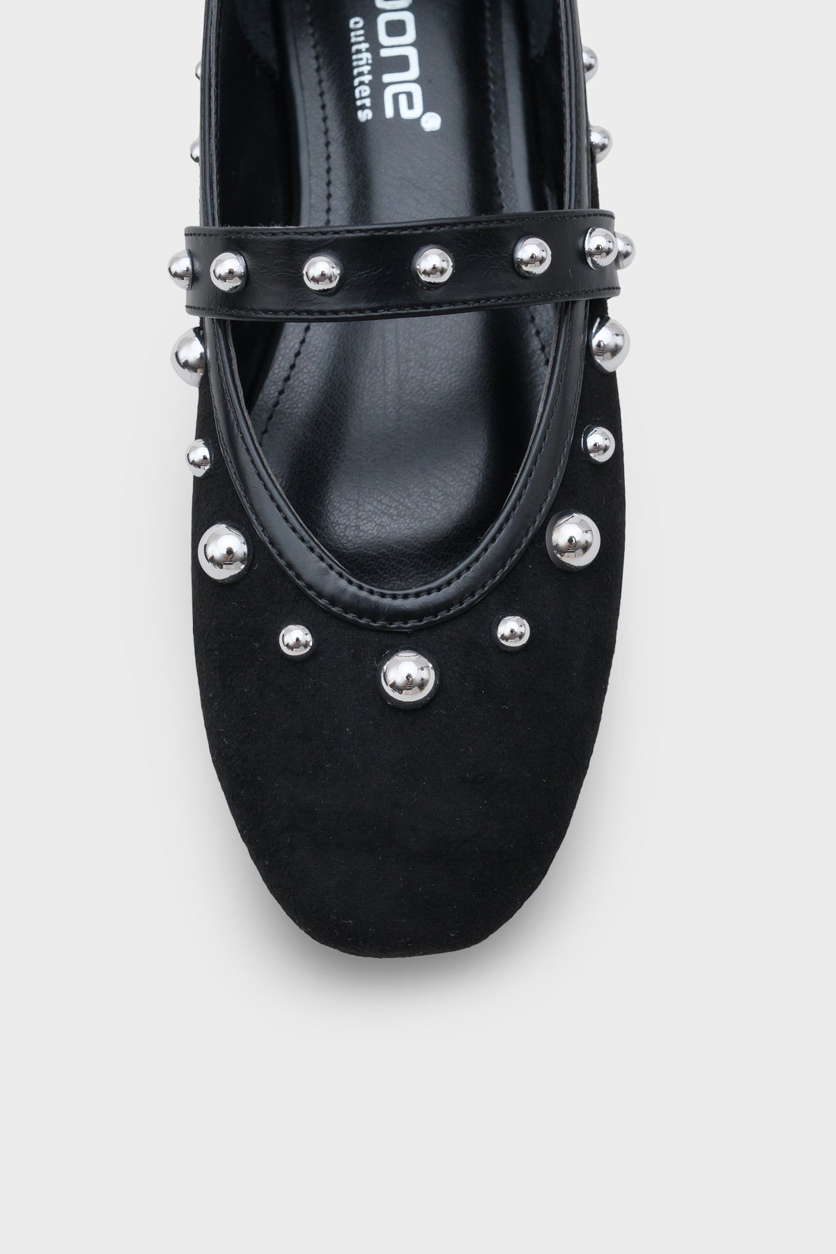 Ruthie Zımbalı Süet Görünümlü Babet