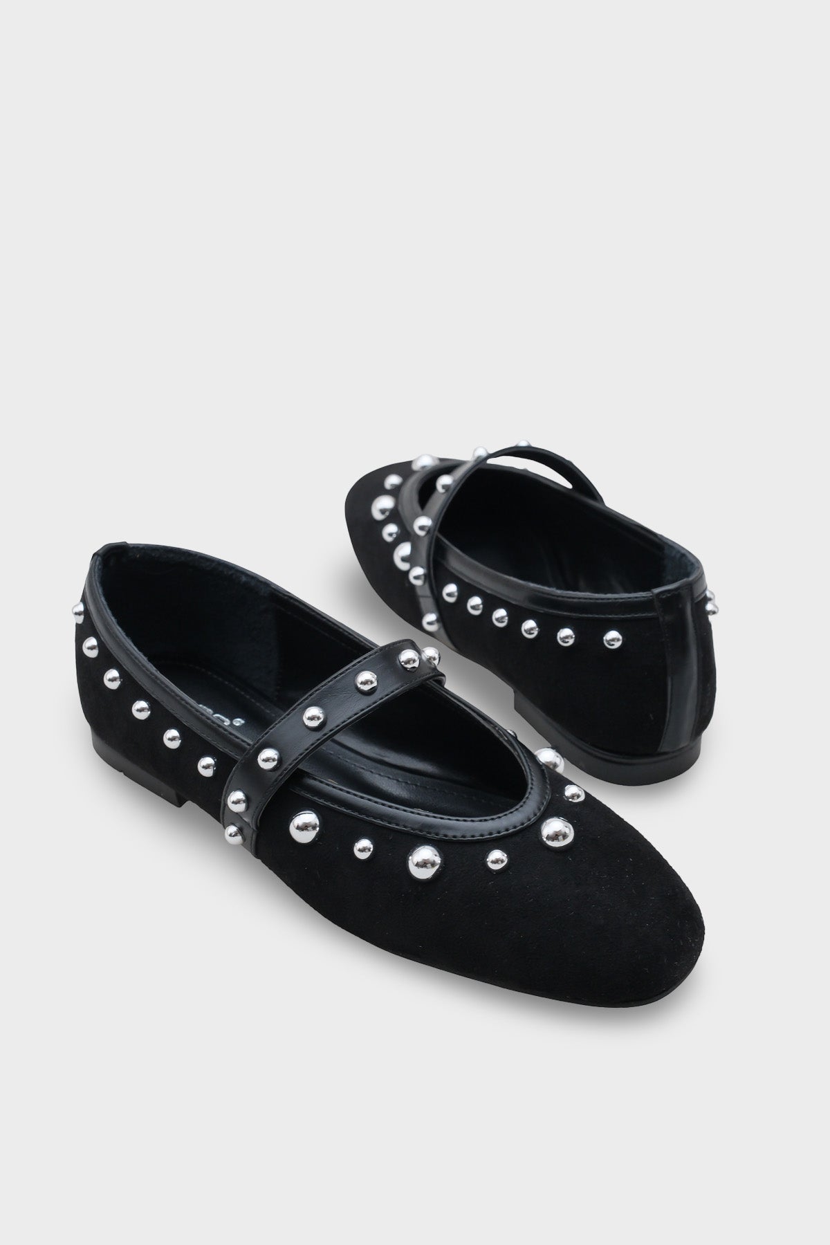 Ruthie Zımbalı Süet Görünümlü Babet