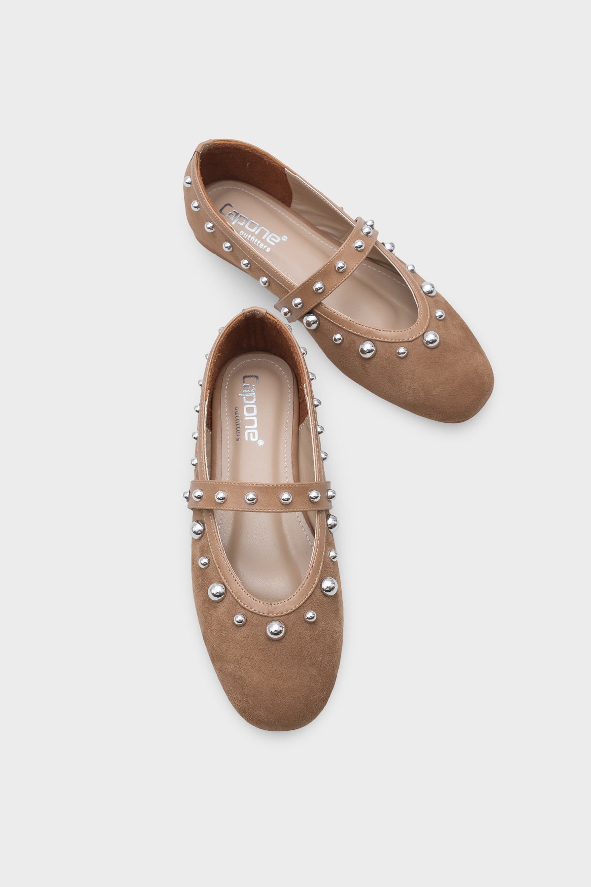 Ruthie Zımbalı Süet Görünümlü Babet