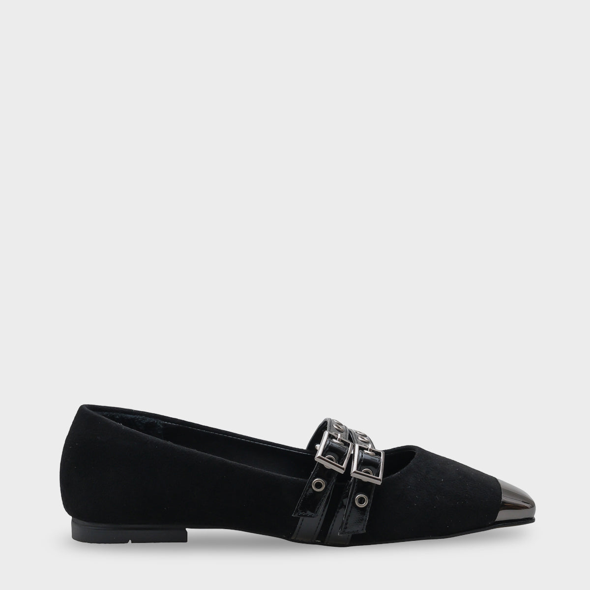 Erinn Metal Küt Burunlu Taşlı Babet