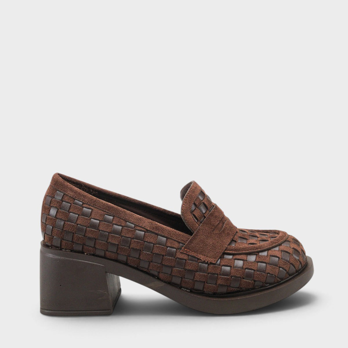 Bellina El Örgüsü Süet Görünümlü Kadın Loafer Ayakkabı
