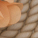 Cornelia  Hasır Parmak Arası Çiçekli Kadın Sandalet