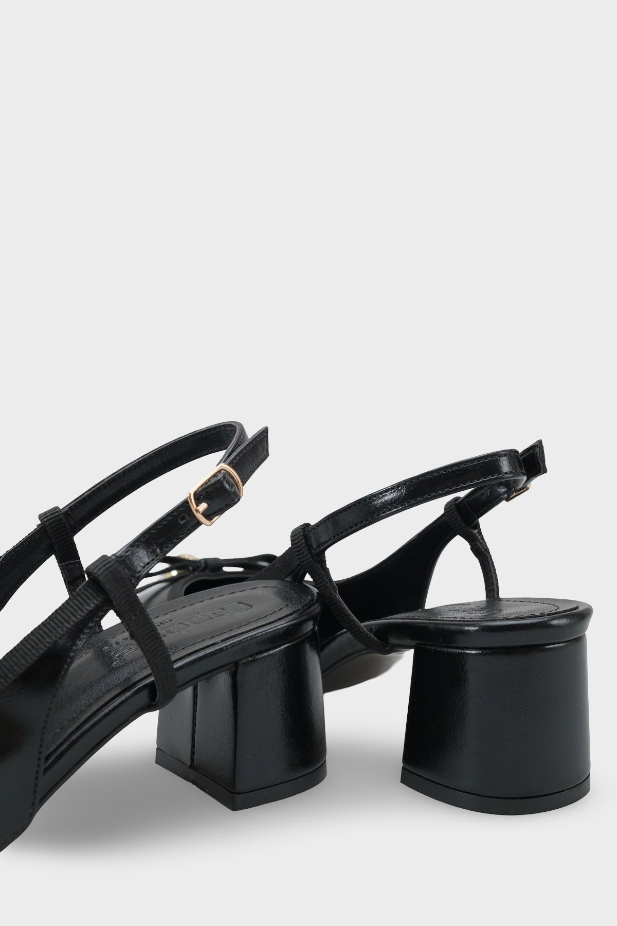 Arielle Yuvarlak Burunlu Bilekten Bantlı Orta Topuklu Fiyonklu Kadın Ayakkabı