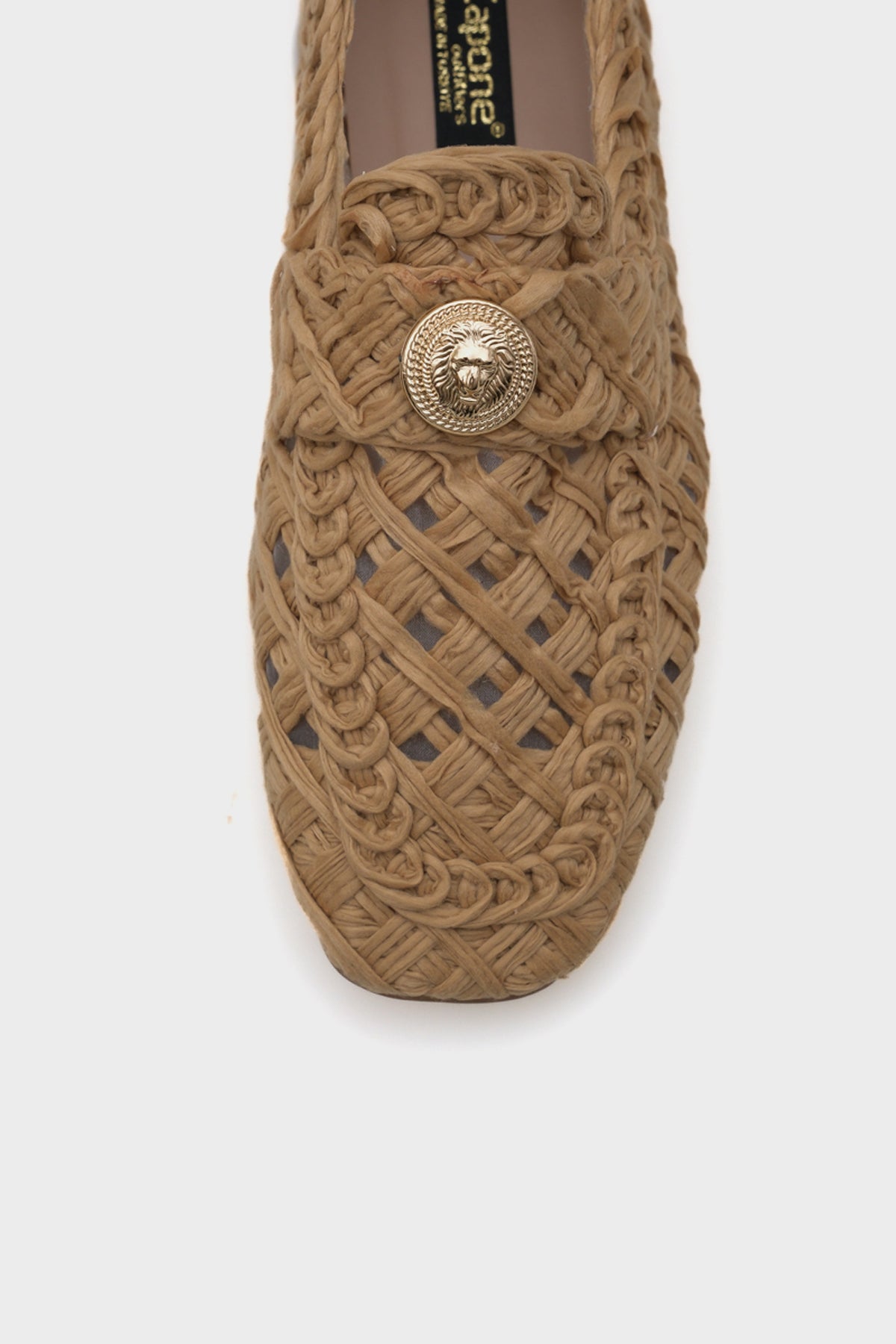 Tara Hasır Örgü Kadın Loafer