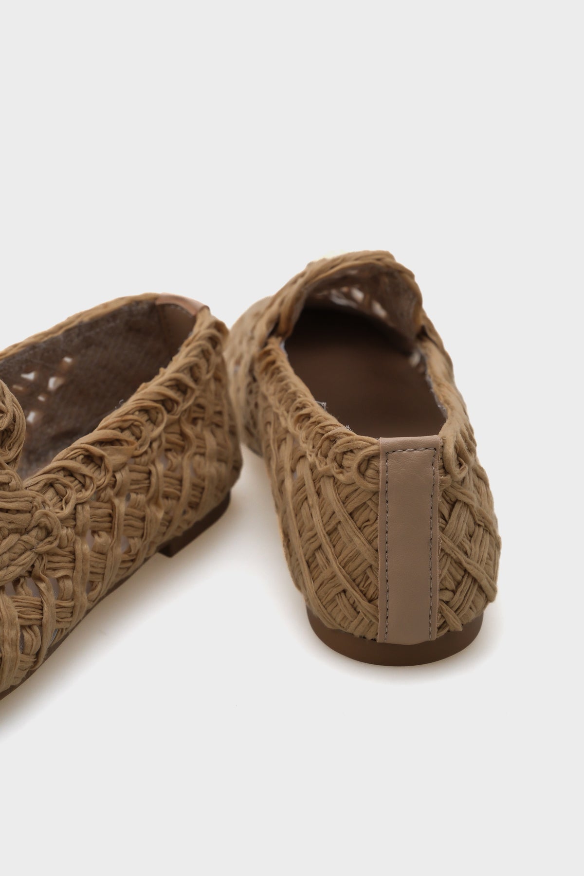 Tara Hasır Örgü Kadın Loafer