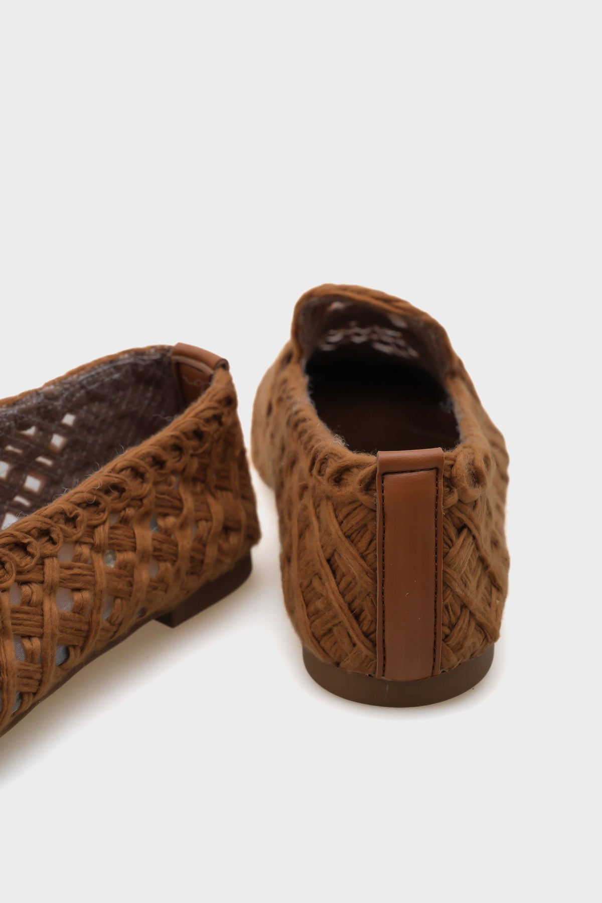 Tara Hasır Örgü Kadın Loafer