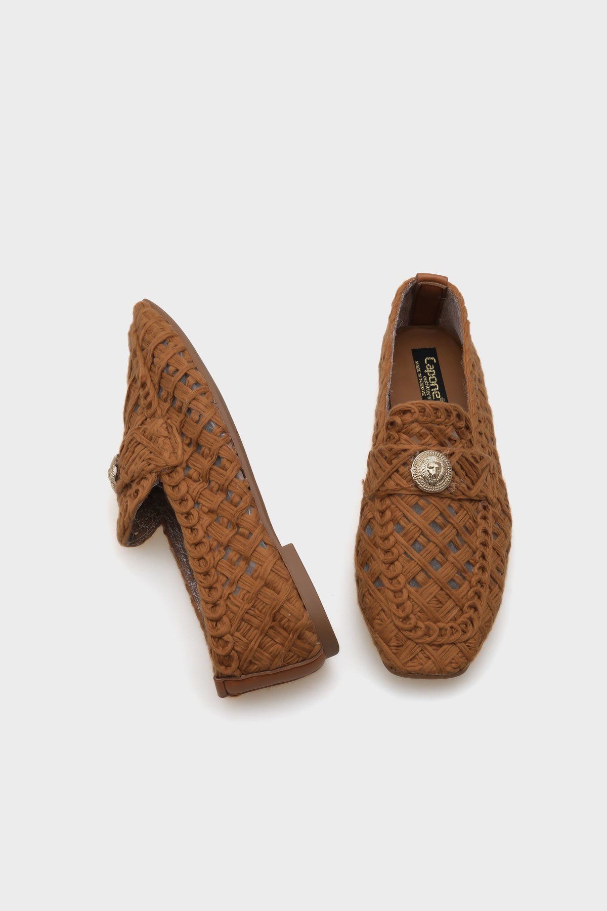 Tara Hasır Örgü Kadın Loafer