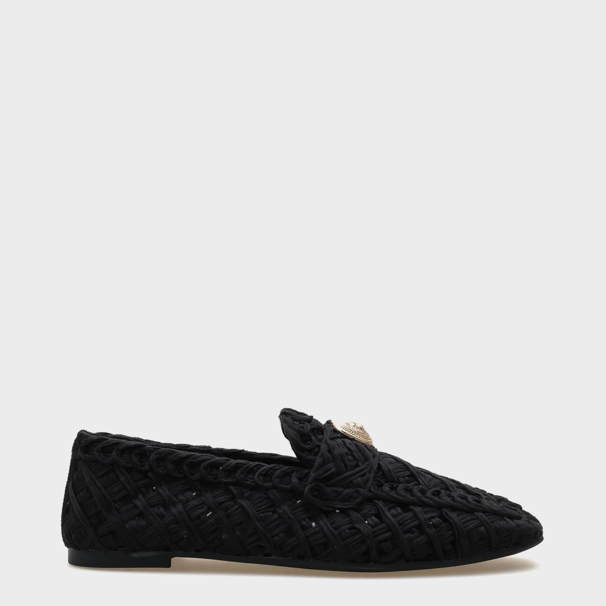 Tara Hasır Örgü Kadın Loafer