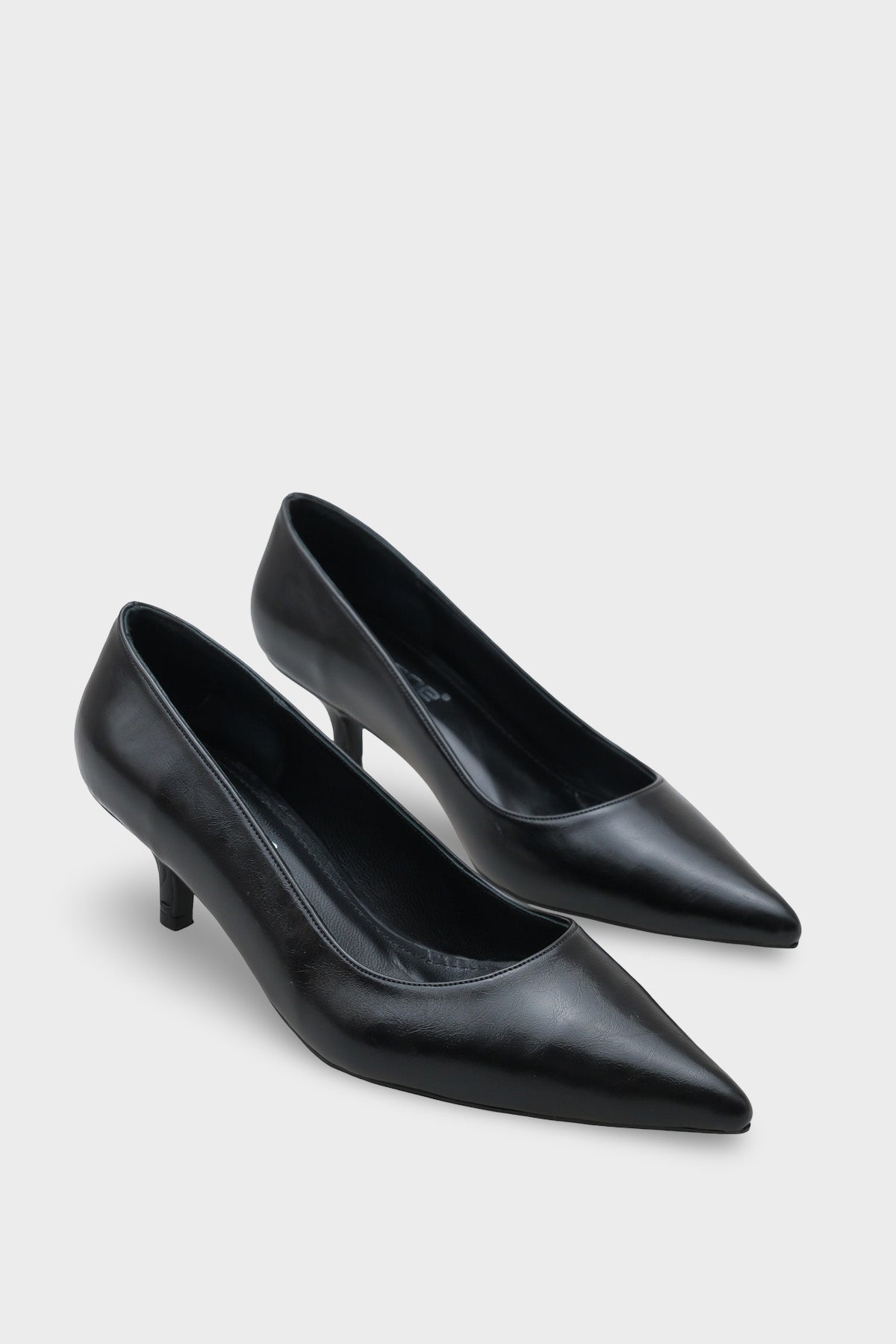 Veronica Orta Topuklu Sivri Burunlu Hakiki Deri Astar Kadın Stiletto