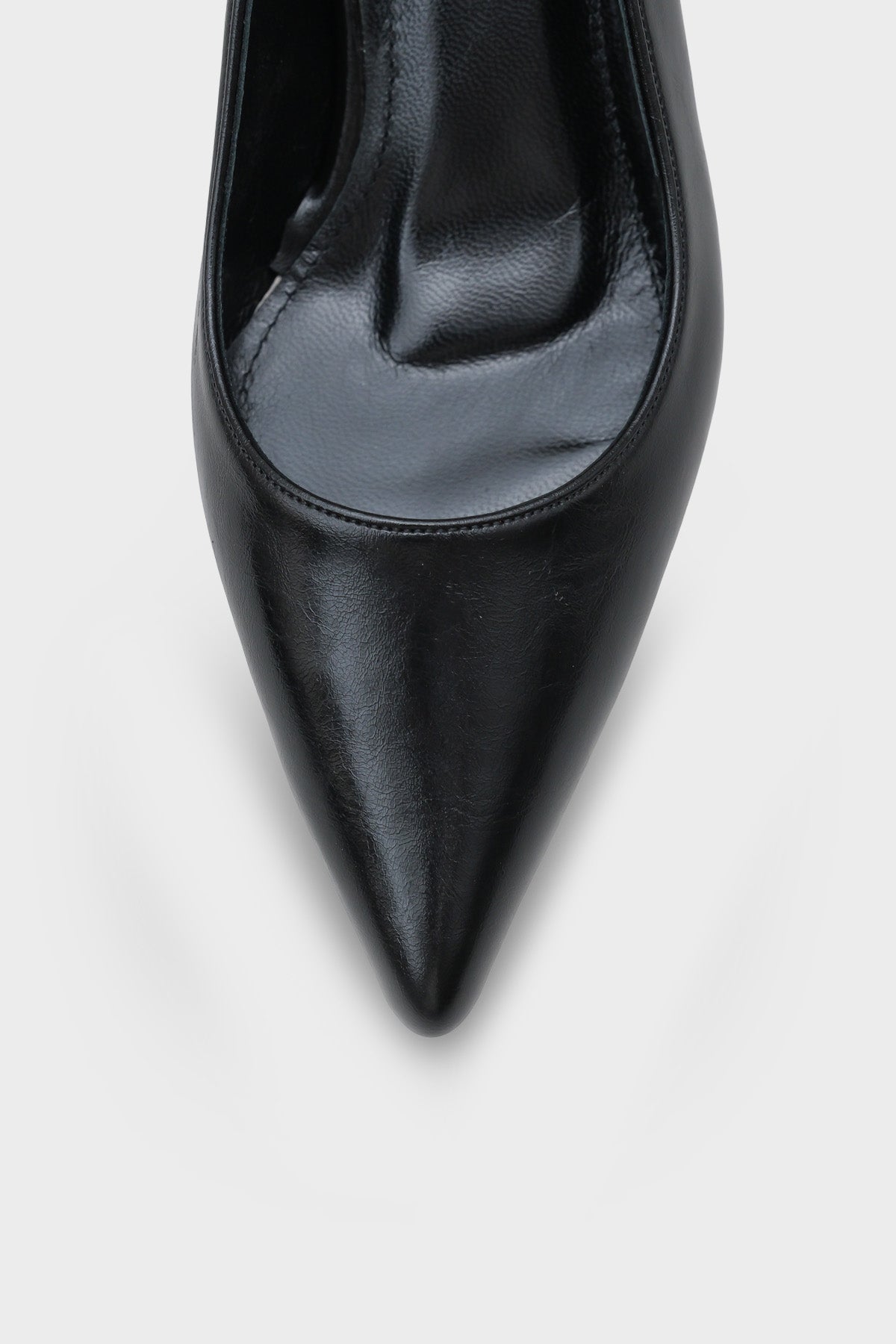 Veronica Orta Topuklu Sivri Burunlu Hakiki Deri Astar Kadın Stiletto