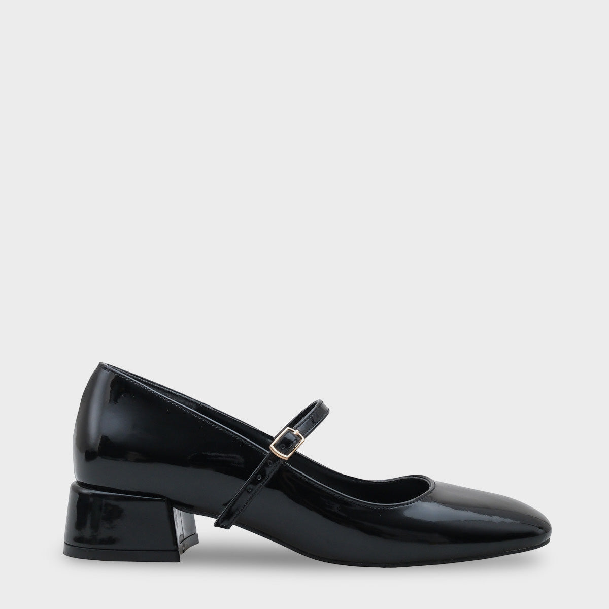 Orsa Küt Burunlu Bantlı Alçak Topuk Kadın Ayakkabı