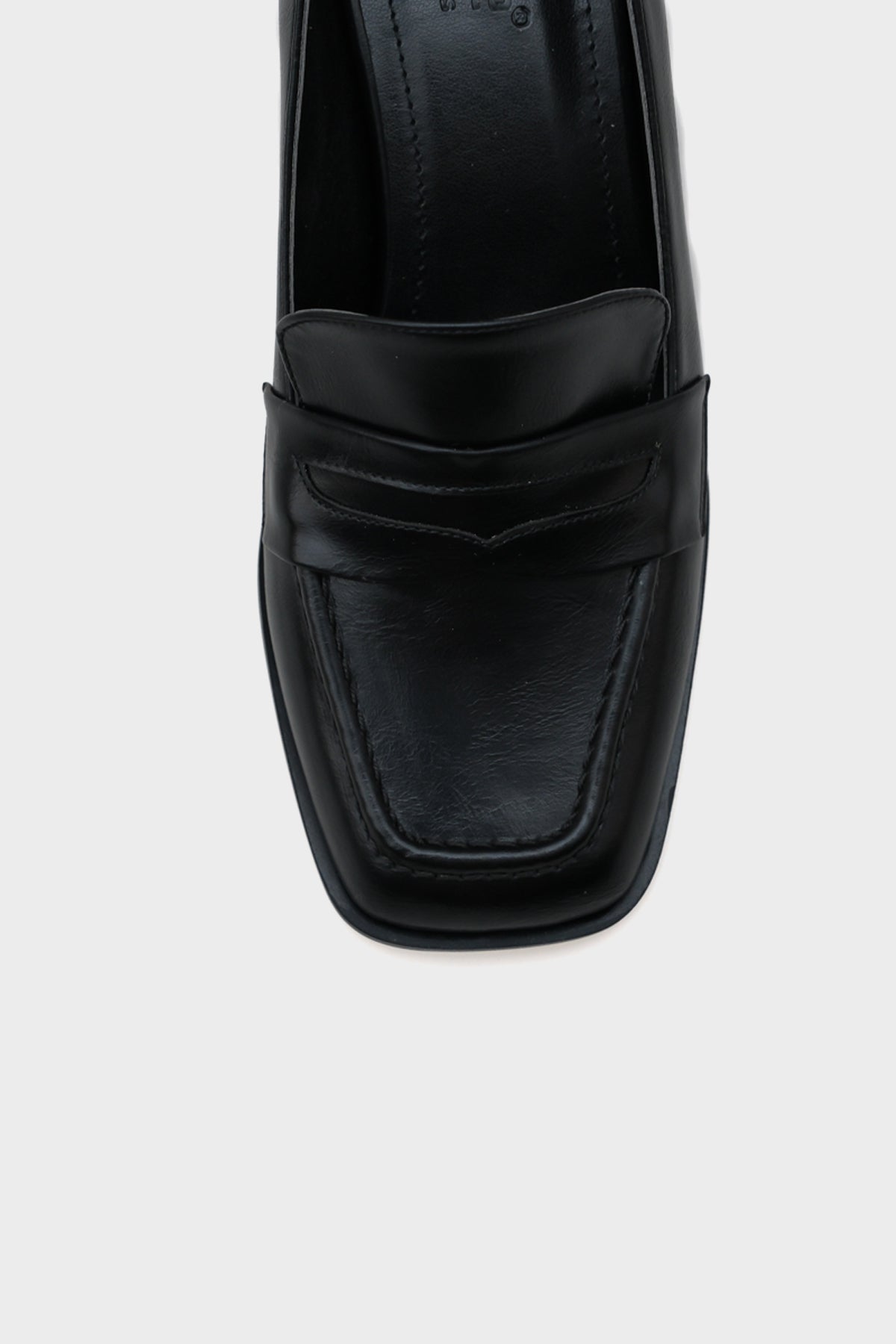 Rachel Küt Burunlu Orta Topuklu Loafer Kadın Ayakkabı