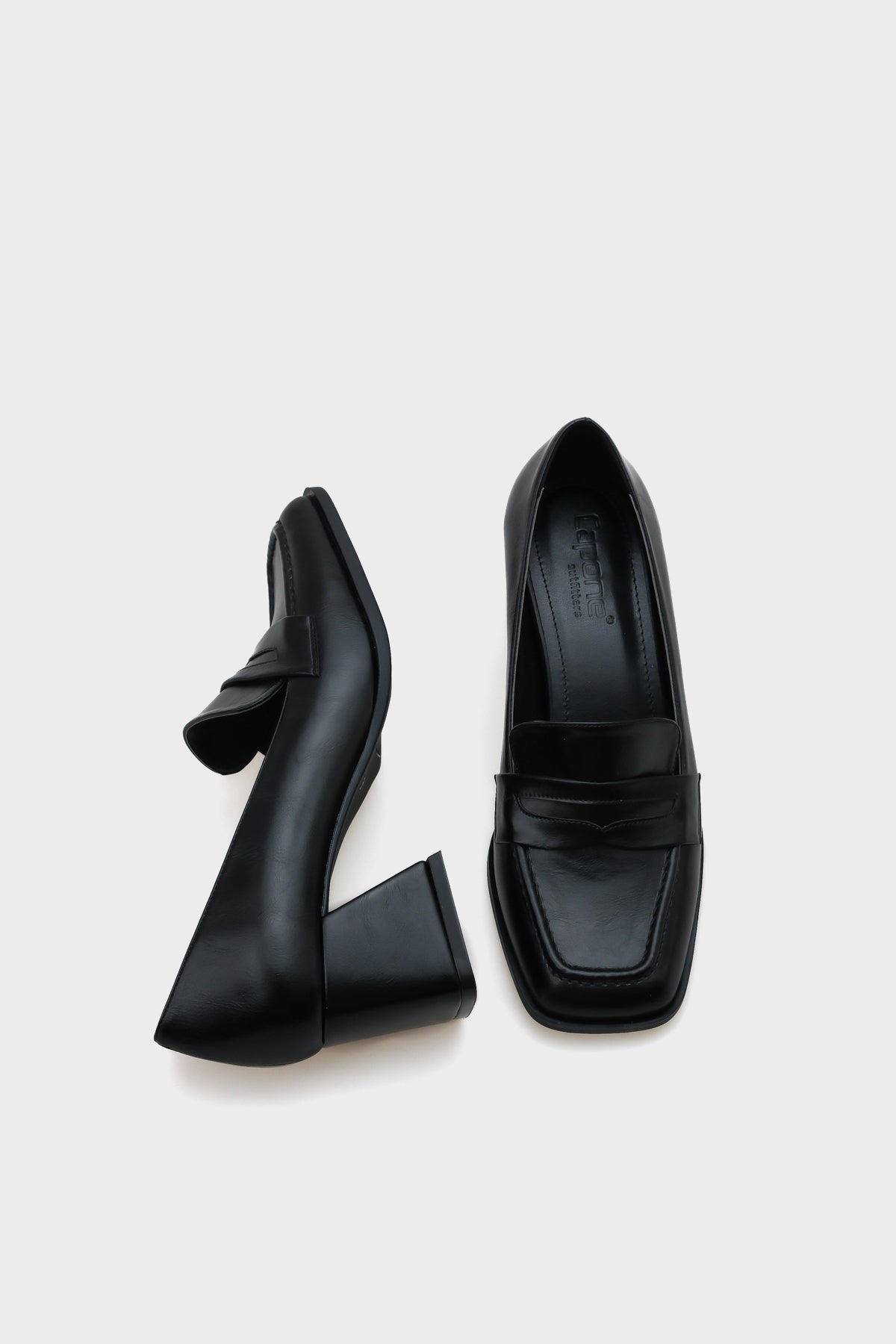 Rachel Küt Burunlu Orta Topuklu Loafer Kadın Ayakkabı