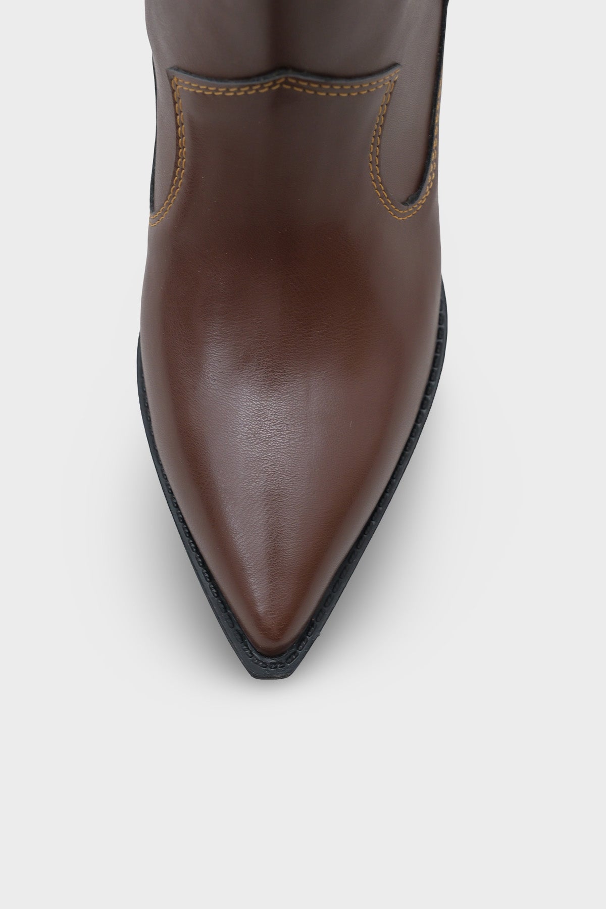 Malina  Sivri Burunlu Nakışlı Kadın Kovboy Çizme