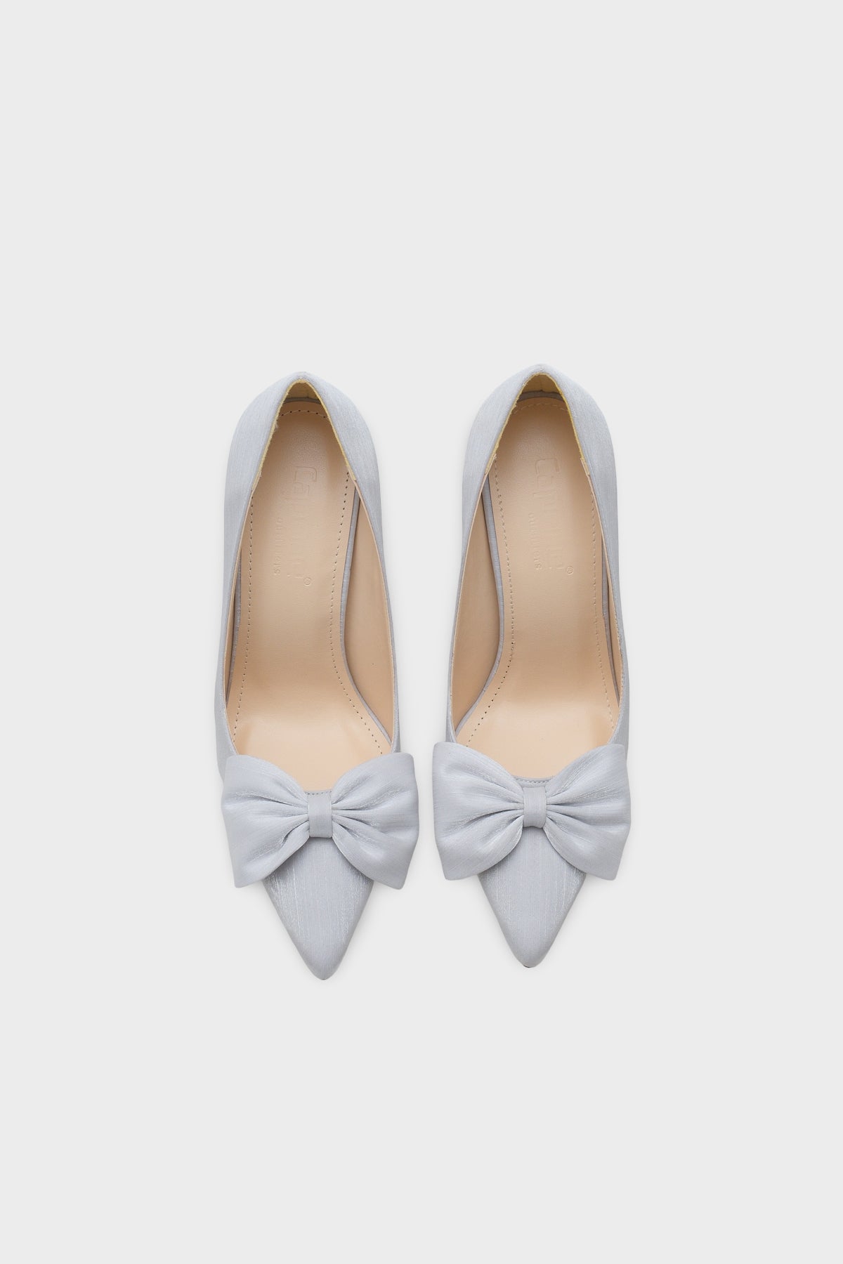 Trace Yüksek Topuklu Fiyonklu Saten Kadın Şık Abiye Ayakkabı